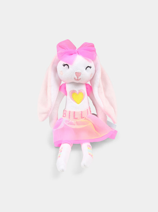 Peluche blanche pour bébé fille