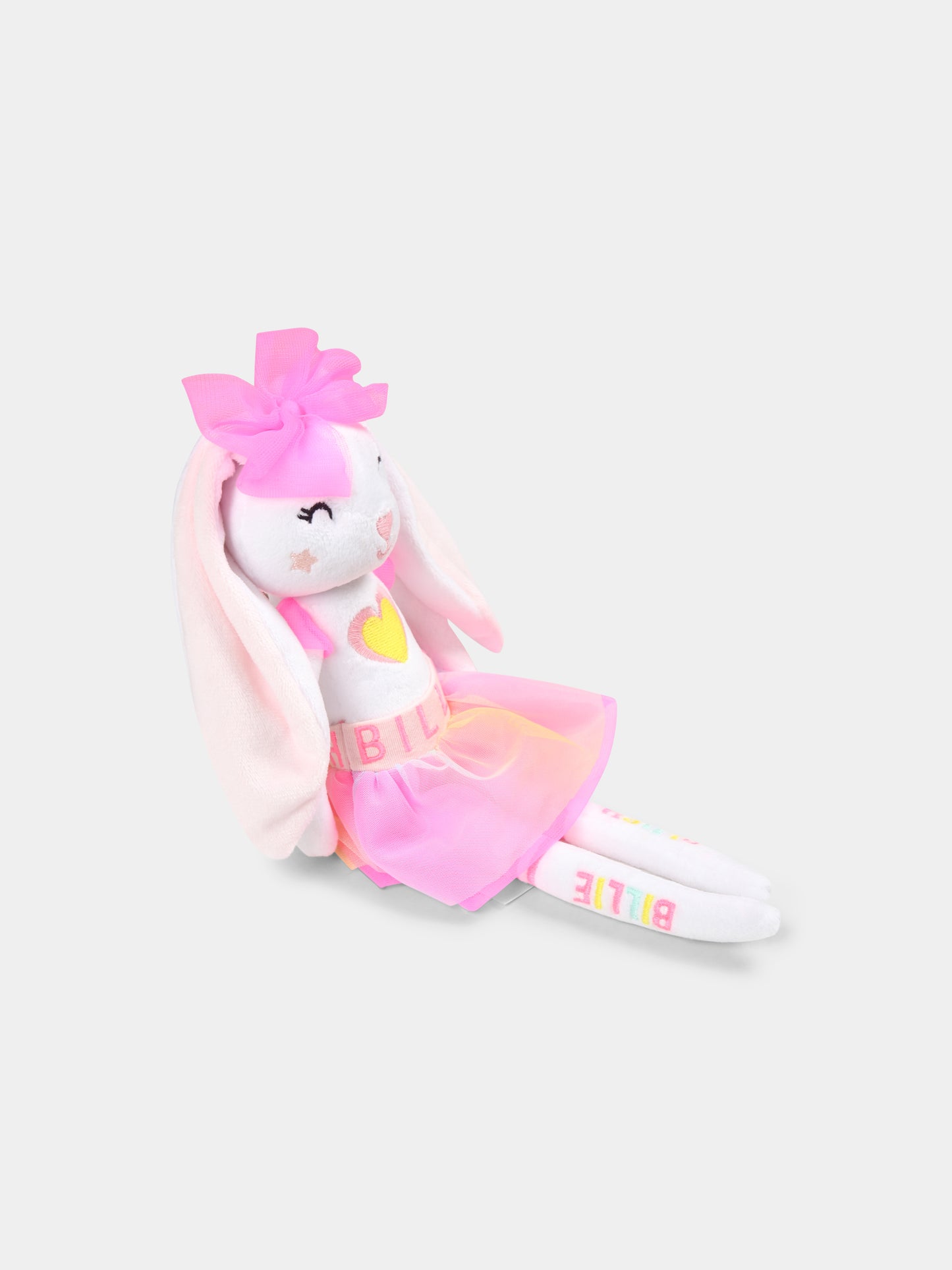 Peluche blanche pour bébé fille