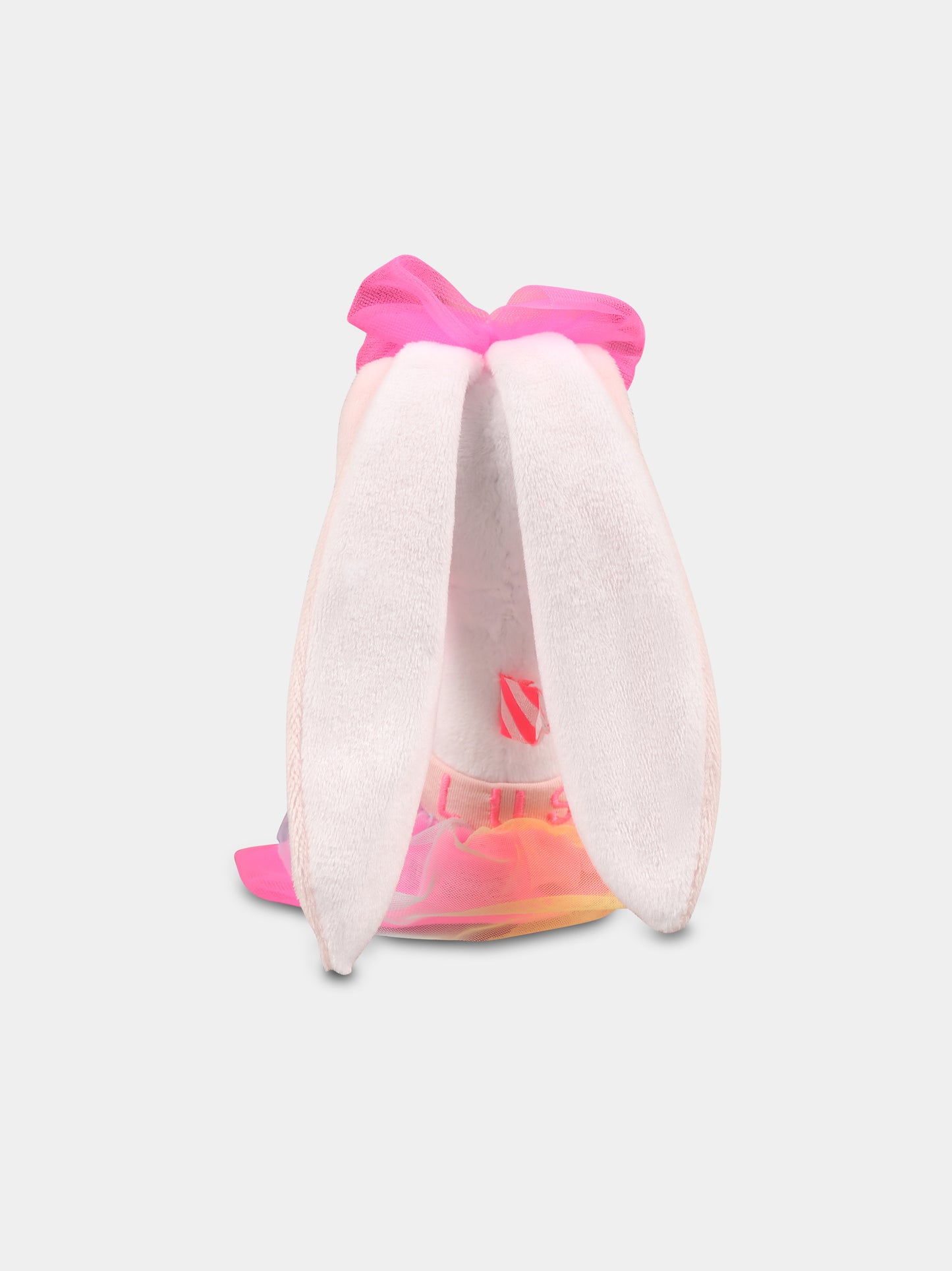 Peluche blanche pour bébé fille