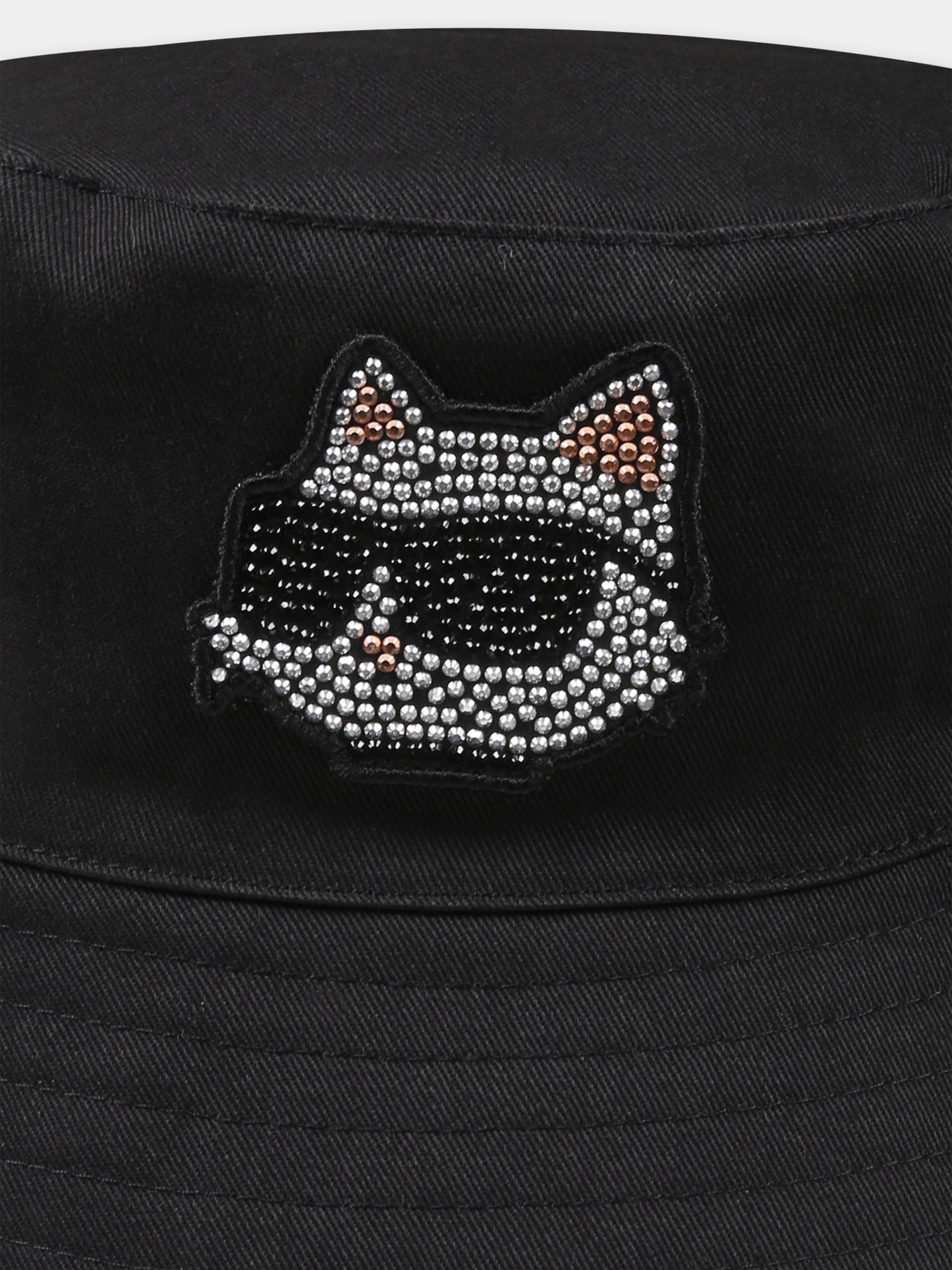Cloche noir pour fille avec Choupette