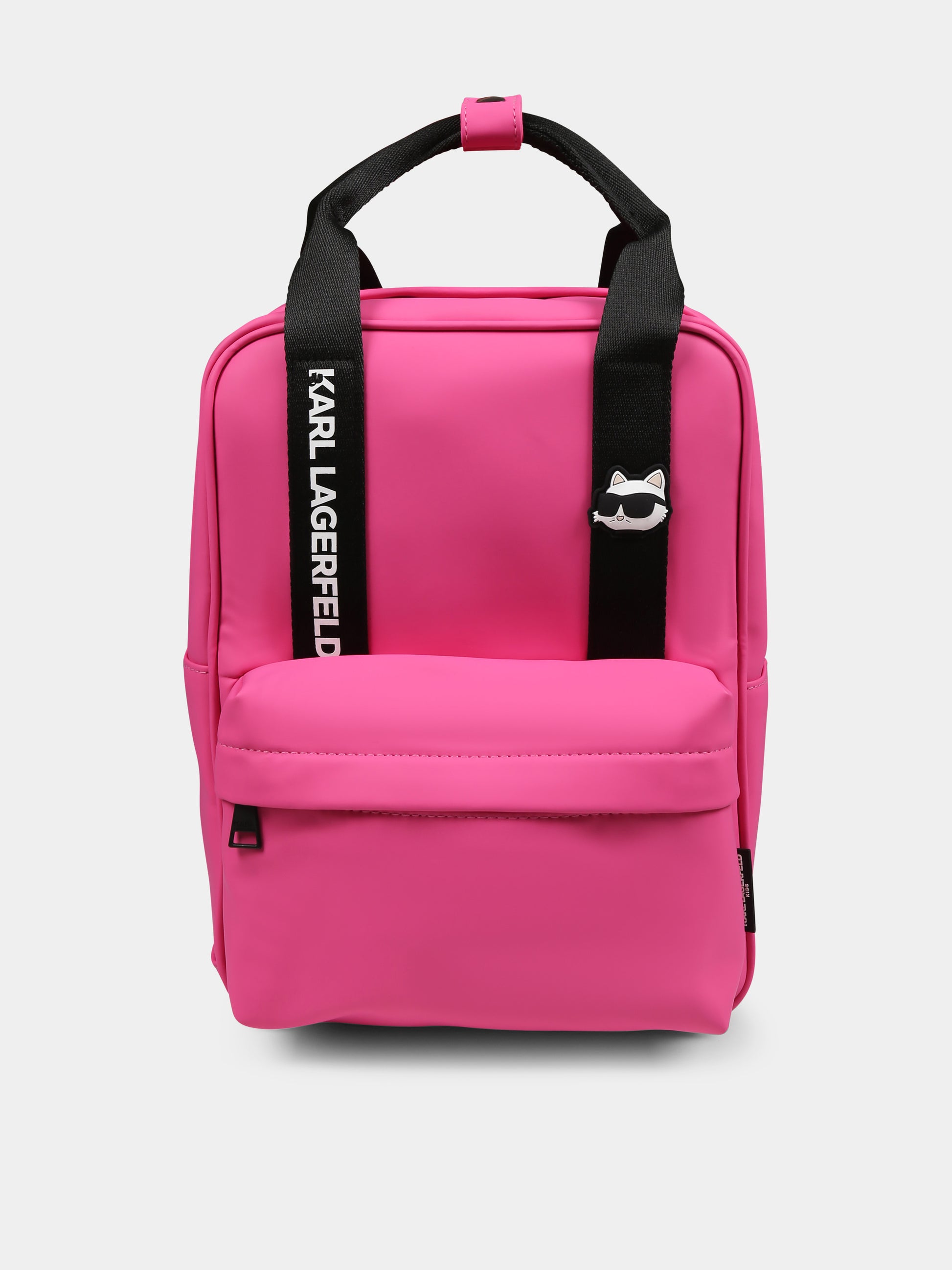 Zaino fucsia per bambina con Choupette,Karl Lagerfeld Kids,Z30555 49J