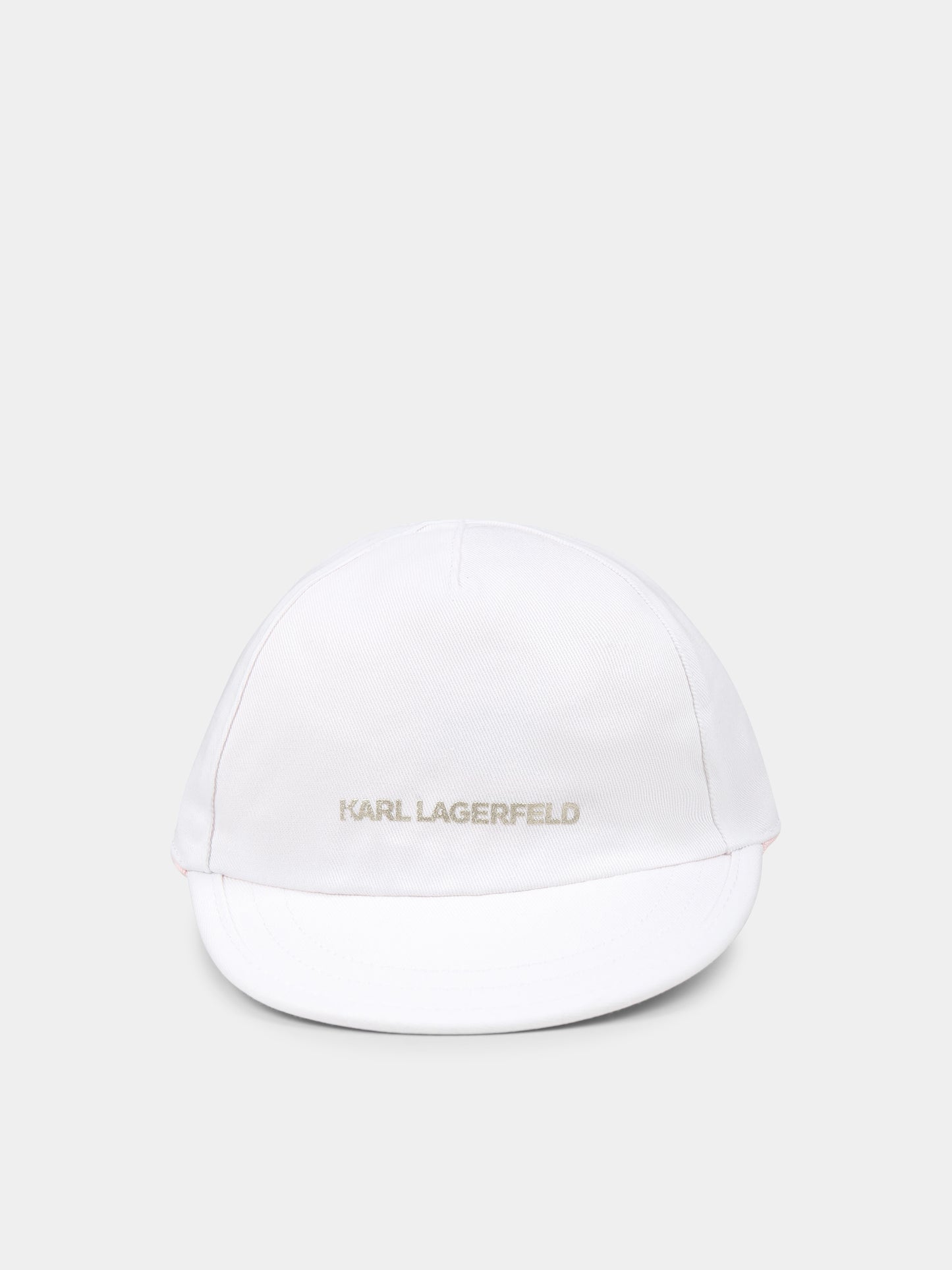 Chapeau réversible rose pour bébé fille avec Choupette