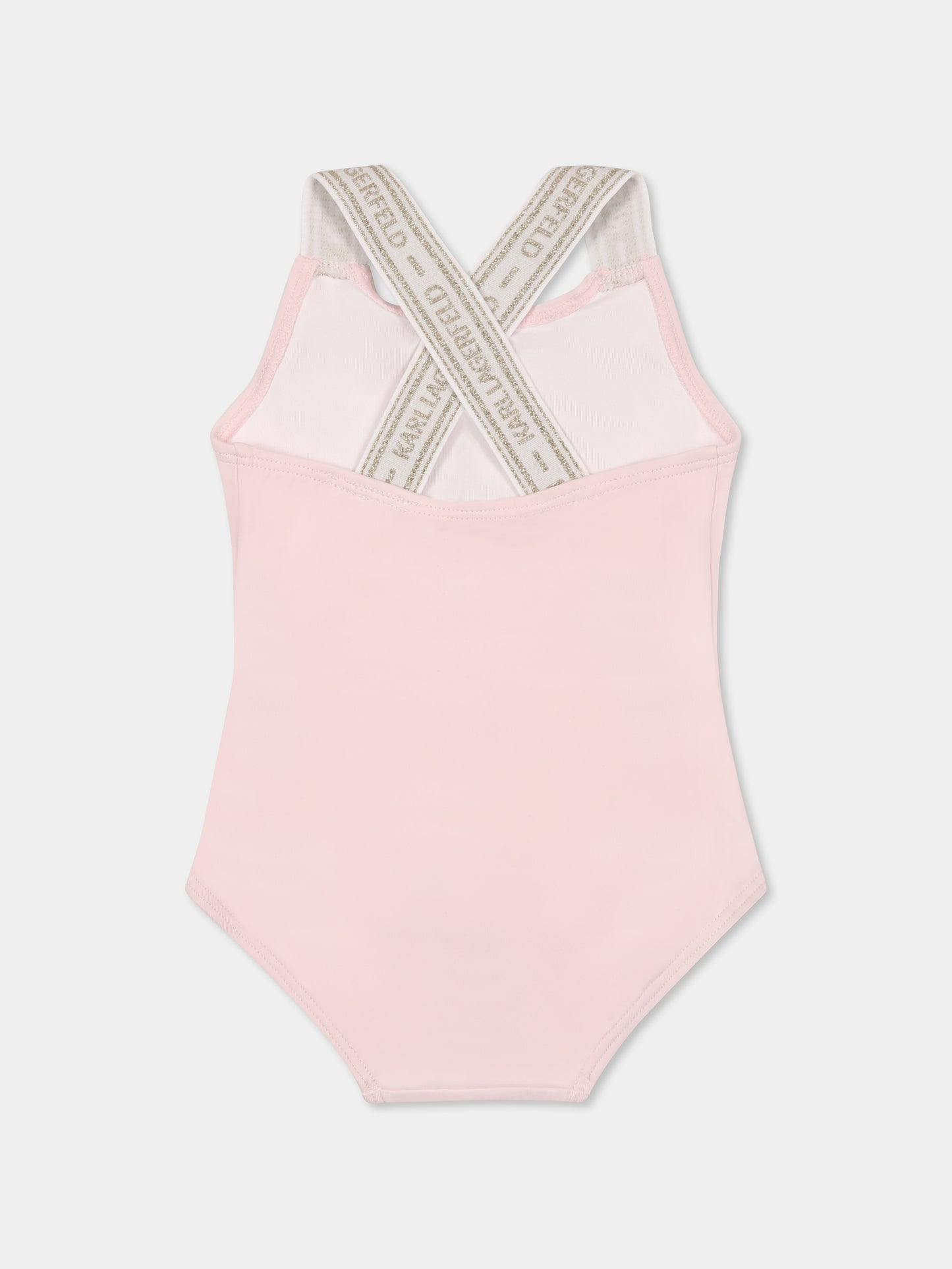Maillot de bain rose pour bébé fille avec Choupette