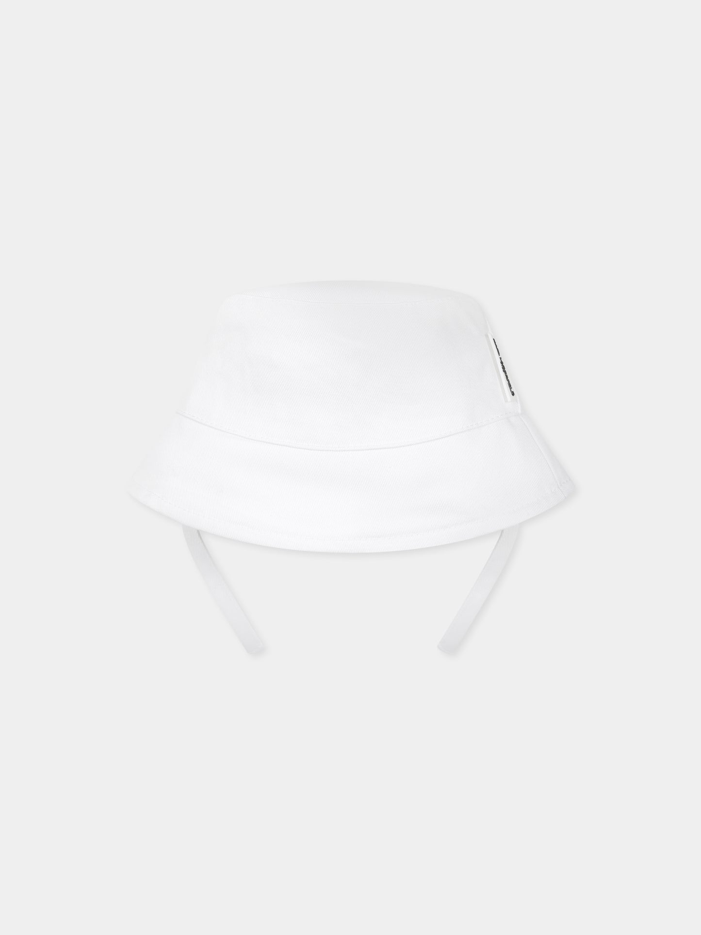 Cloche blanche pour bébé enfants avec logo