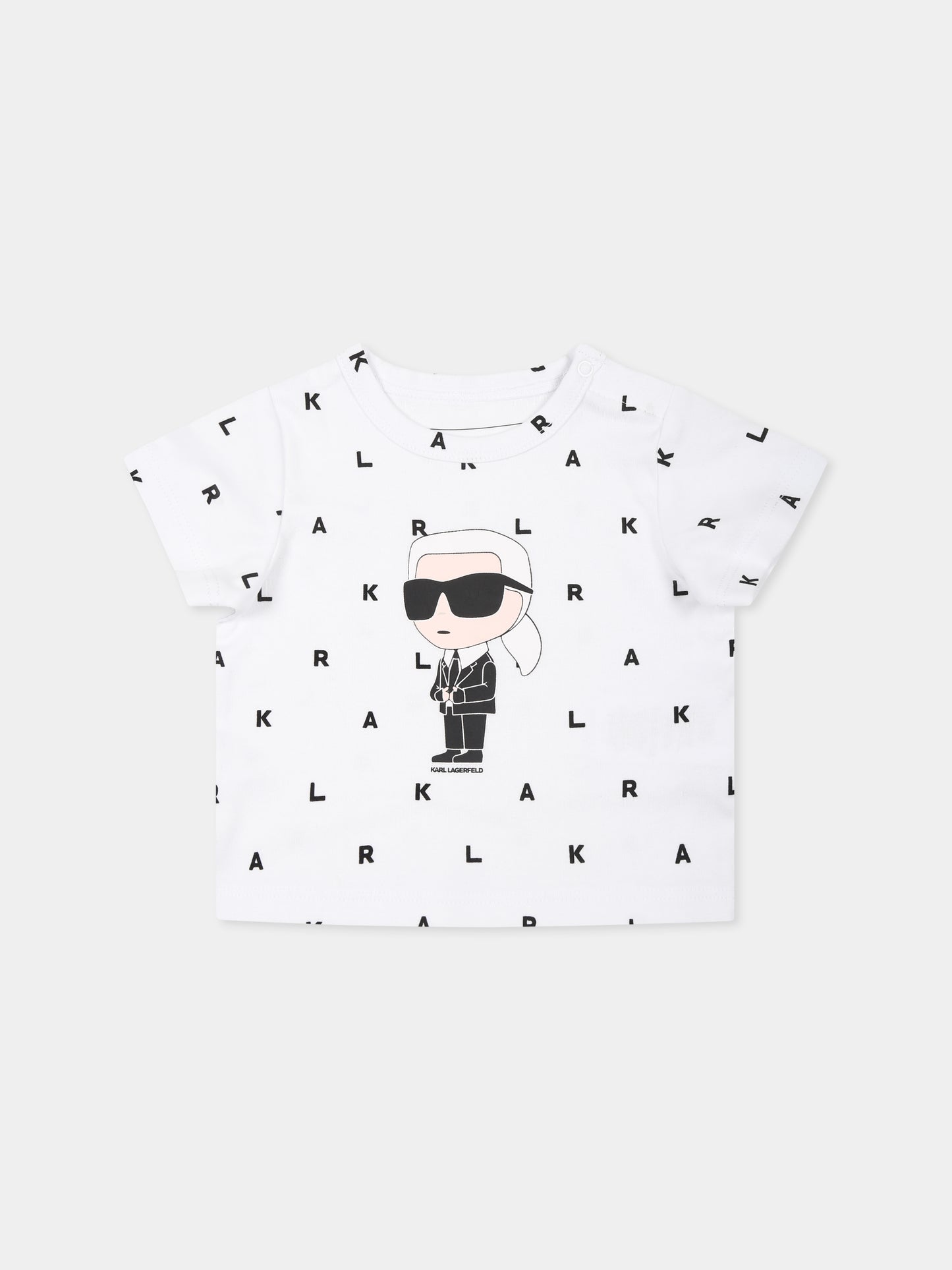 Completo nero per neoanti con stampa Karl Lagerfeld,Karl Lagerfeld Kids,Z30509 09B