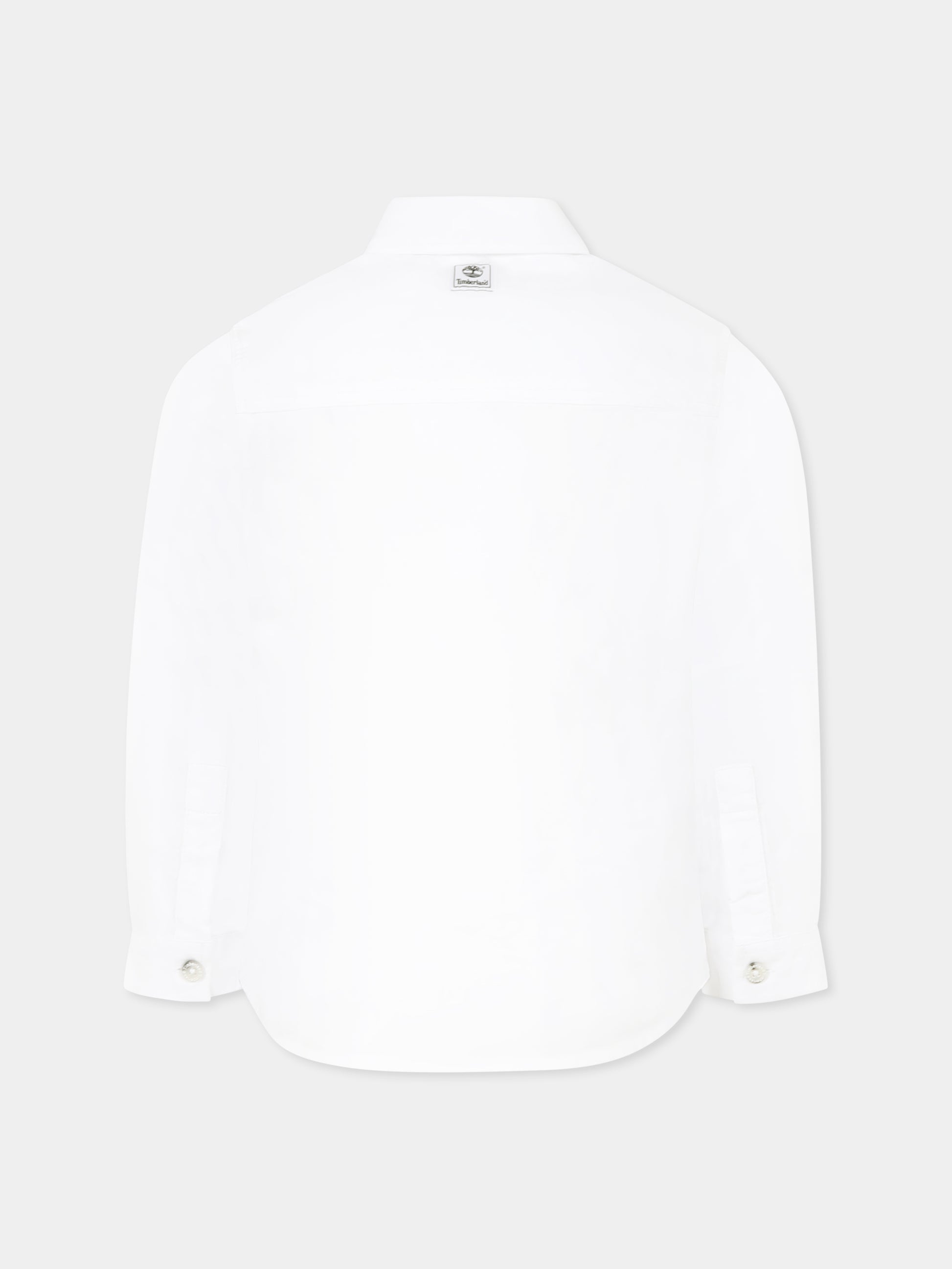 Camicia bianca per bambino con albero,Timberland,T60519 10P