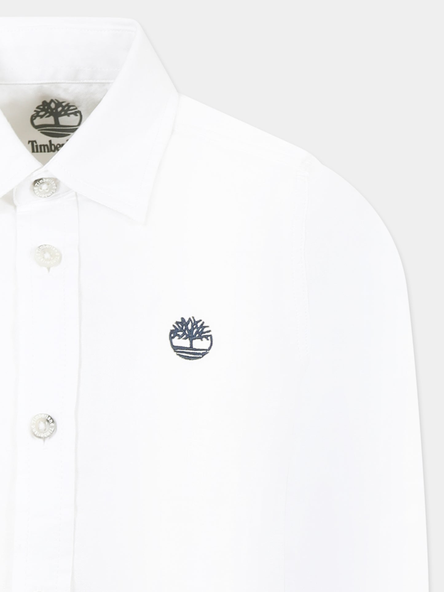 Camicia bianca per bambino con albero,Timberland,T60519 10P
