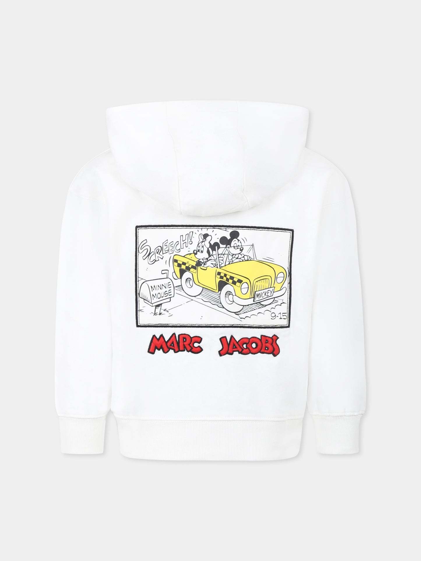 Sweat-shirt blanc pour enfants avec Mickey Mouse