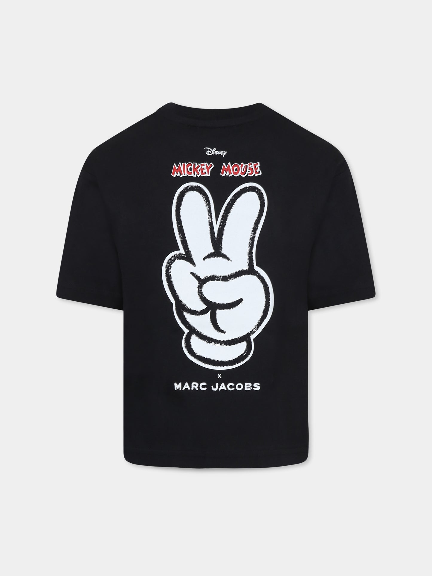 T-shirt blanc pour garçon avec  Micky Mouse