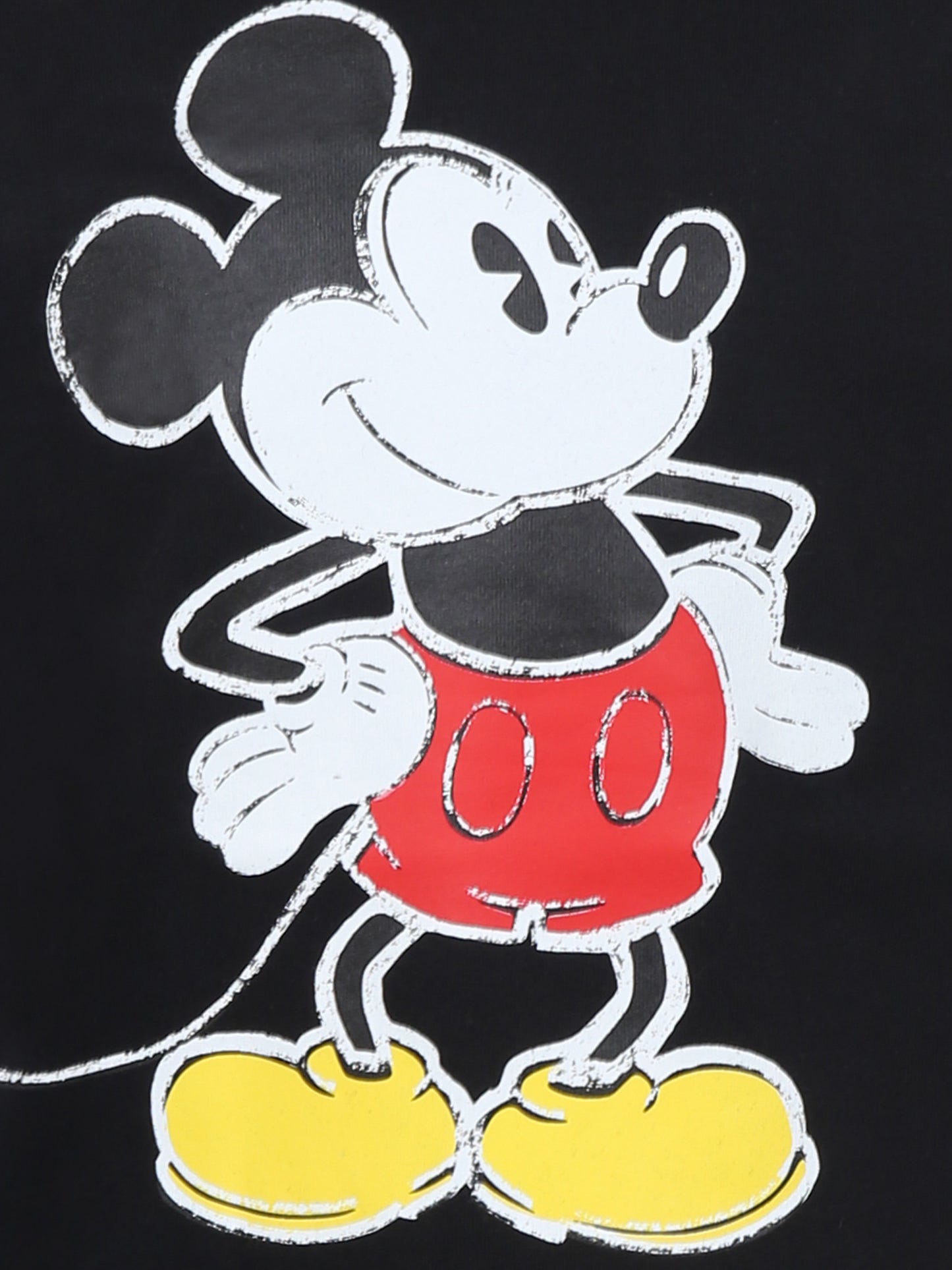 T-shirt blanc pour garçon avec  Micky Mouse