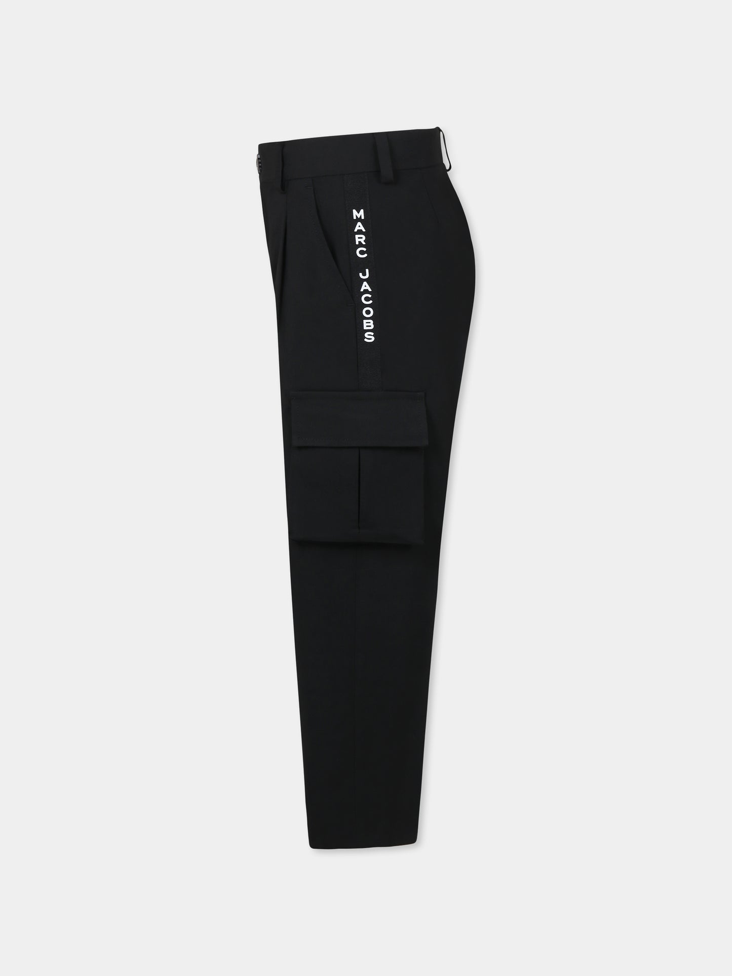 Pantaloni neri per bambino con logo,Marc Jacobs,W60472 09B