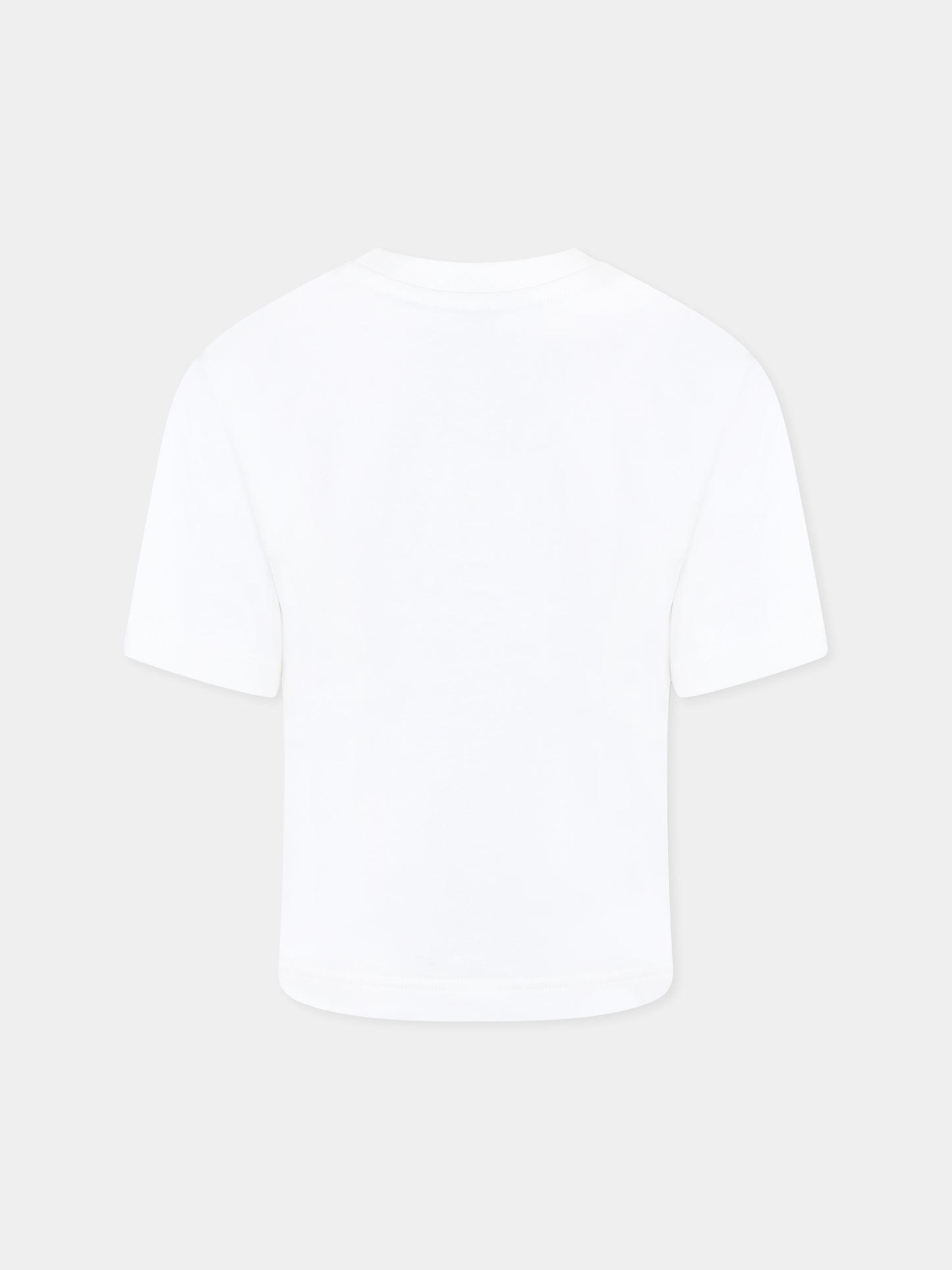 T-shirt bianca per bambino con logo,Marc Jacobs,W60460 126