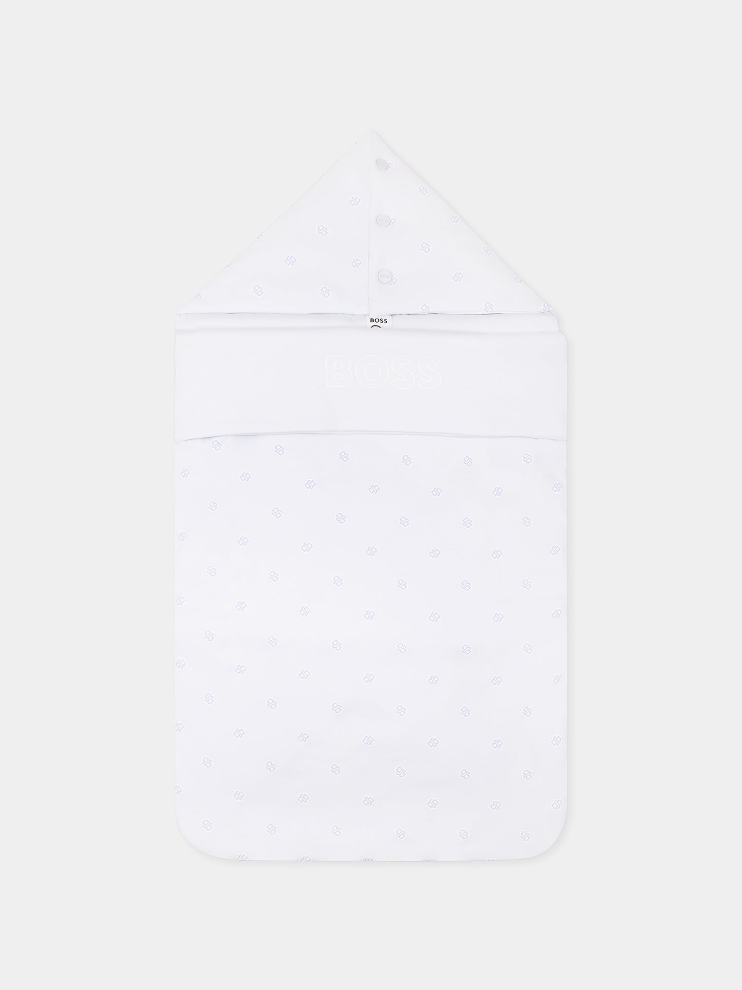 Gigoteuse bleu clair pour bébé garçon avec logo