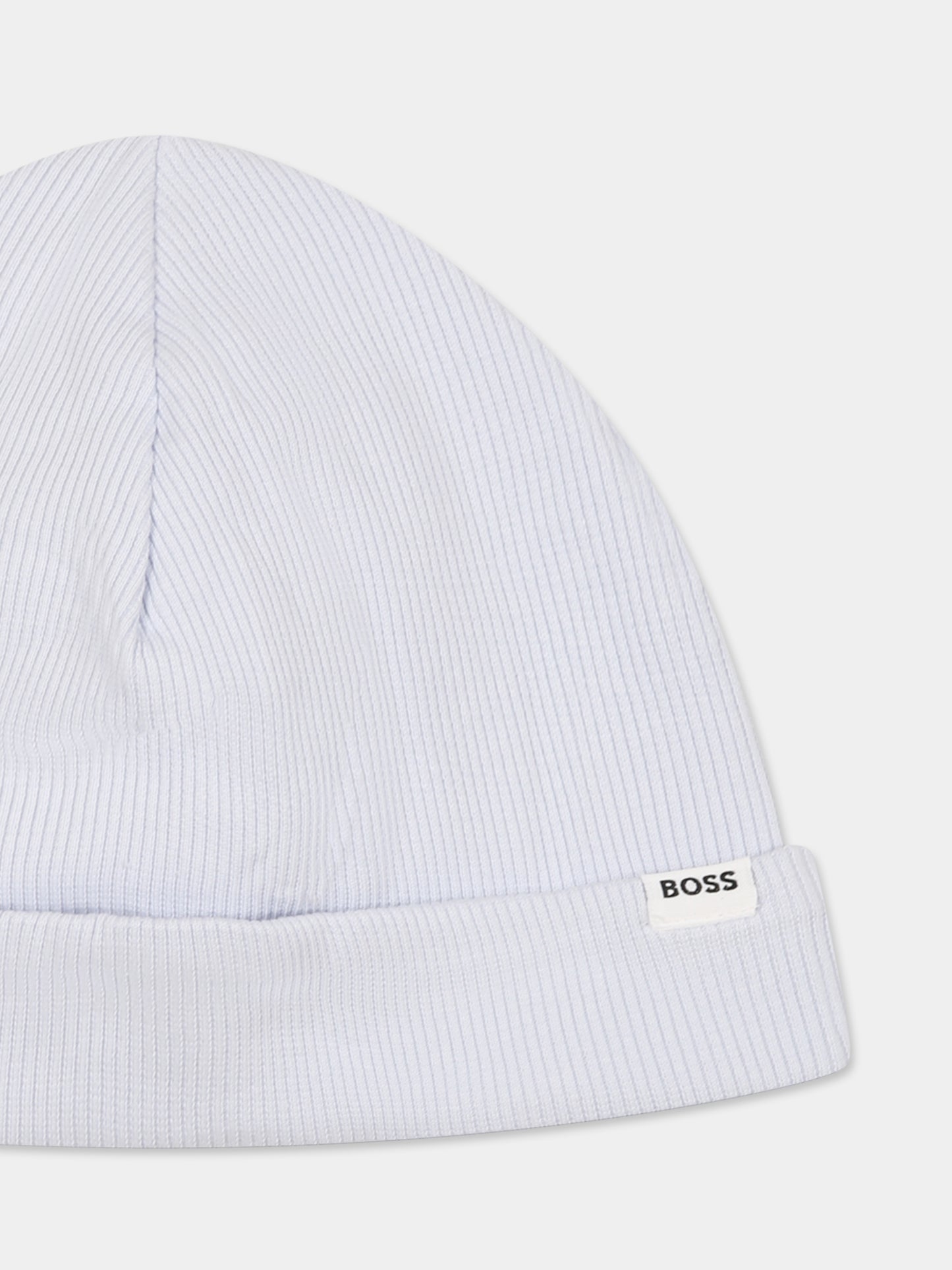 Bonnet bleu clair pour bébé garçon