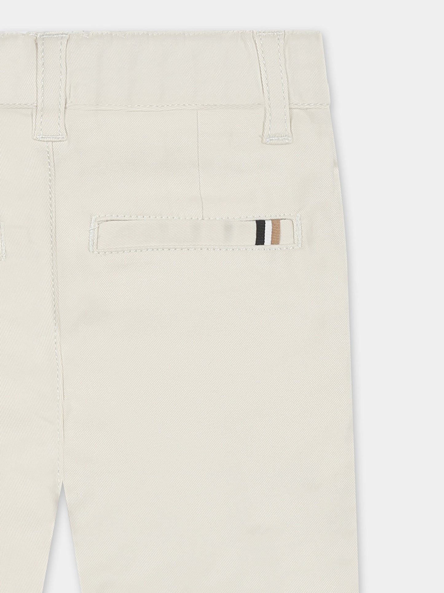 Pantalon beige pour bébé garçon
