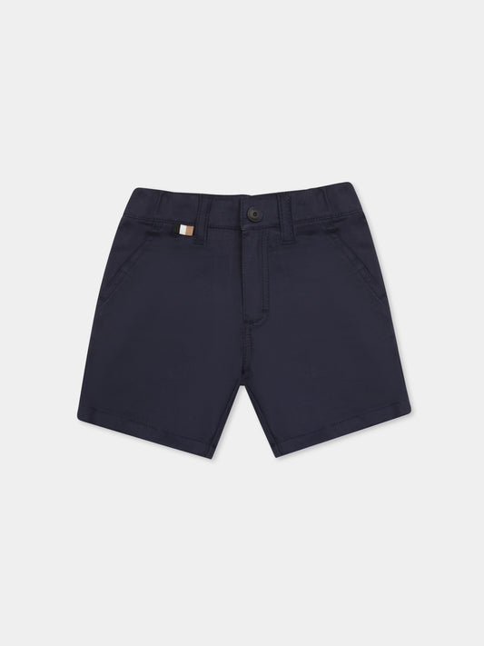 Short bleu pour bébé garçon