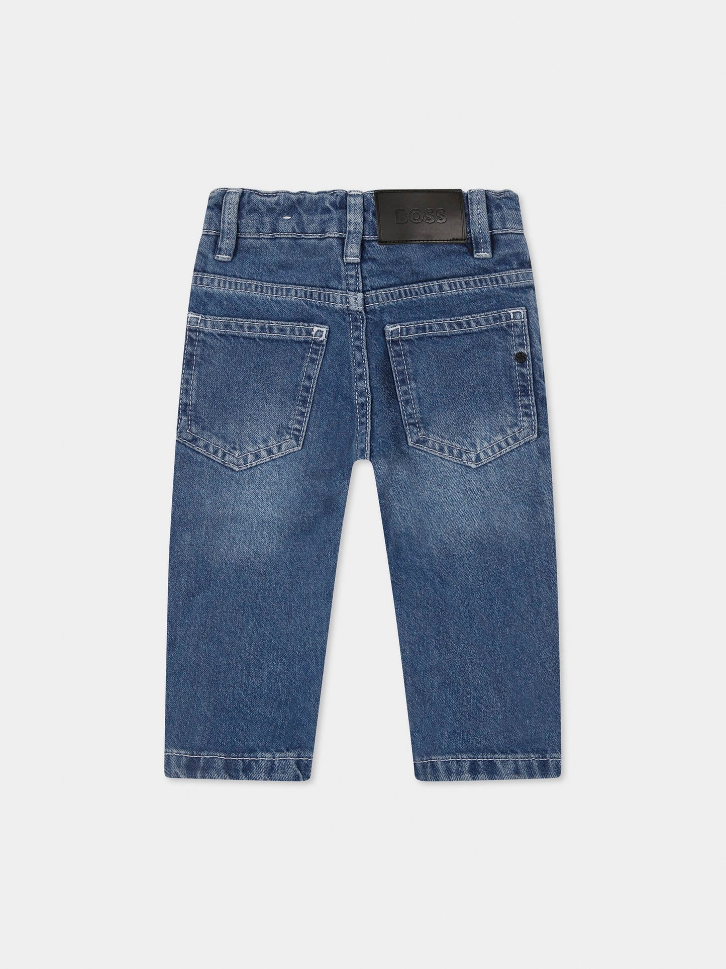 Jean denim pour bébé garçon avec logo