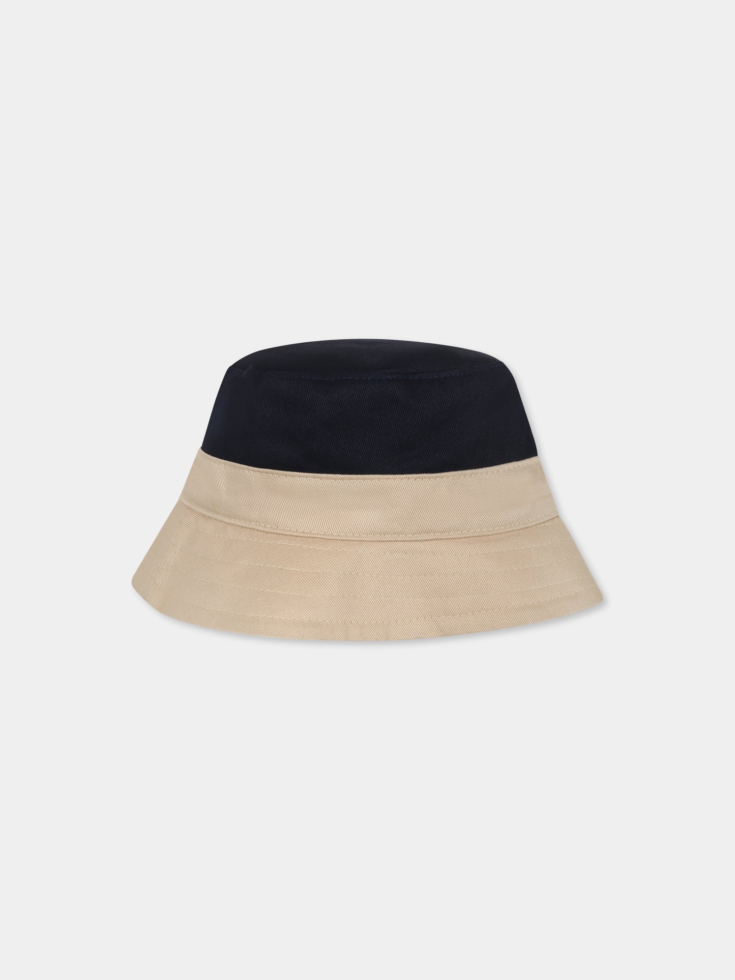 Cloche réversible multicolore pour bébé garçon avec logo