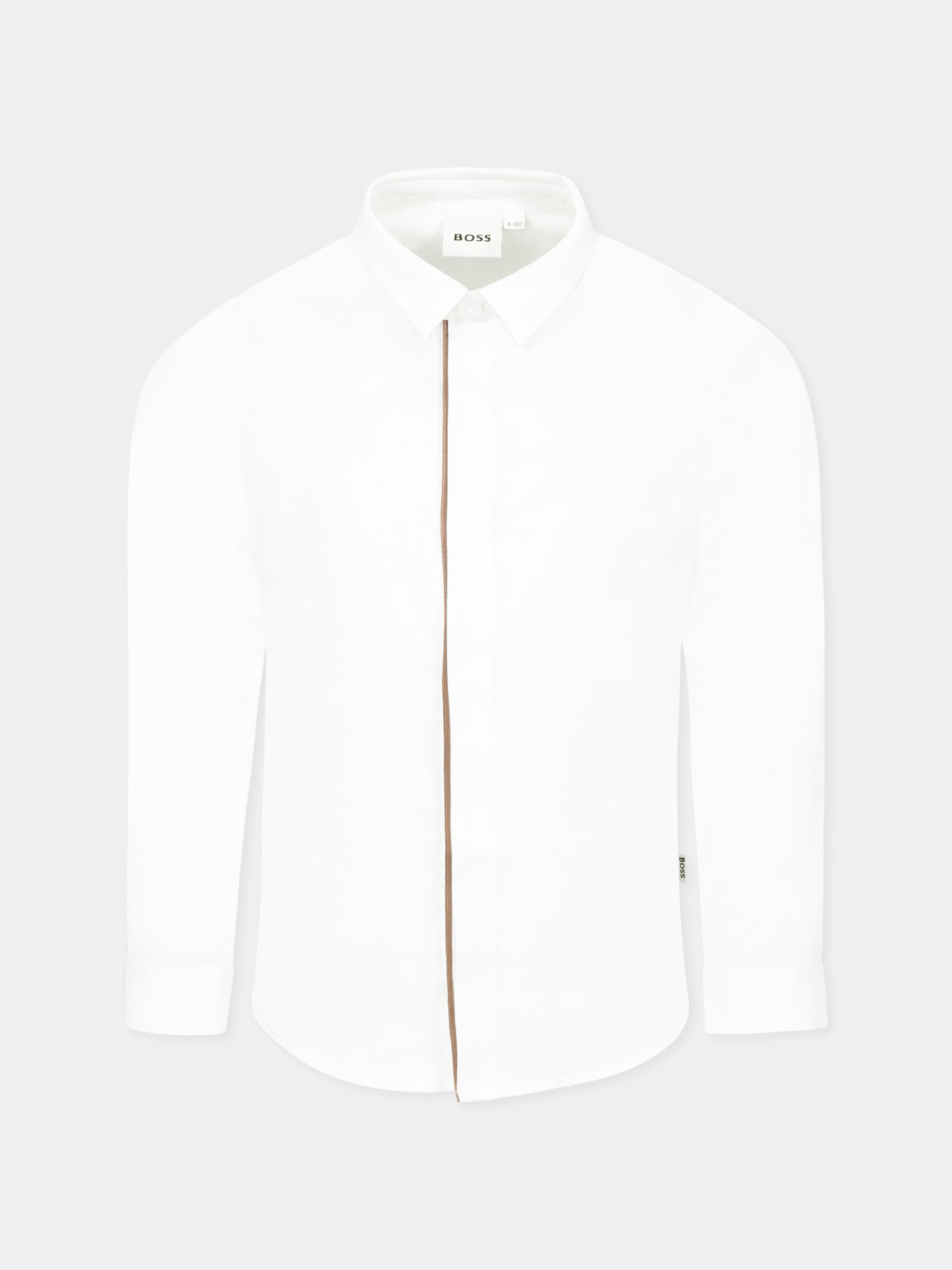 Camicia bianca pe rbambino,Boss,J52010 10P