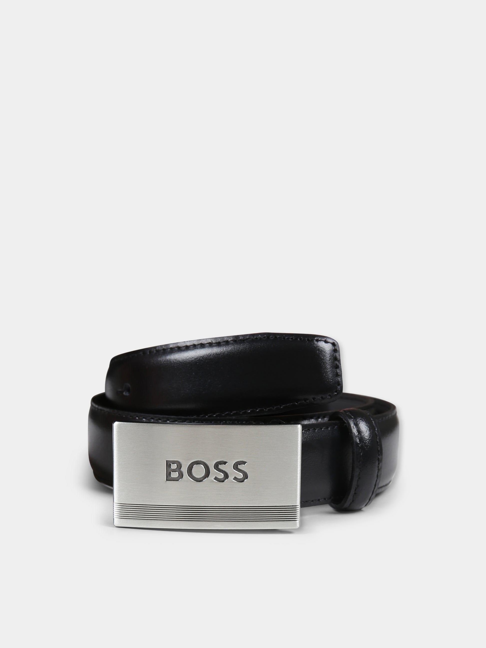 Cintura nera per bambino con logo,Boss,J51741 09B