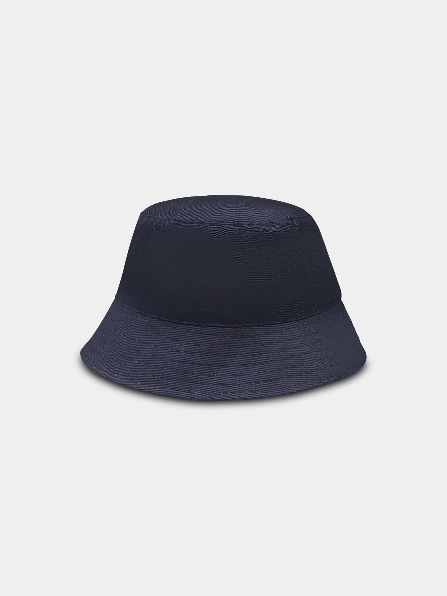 Cloche réversible beige pour garçon avec logo