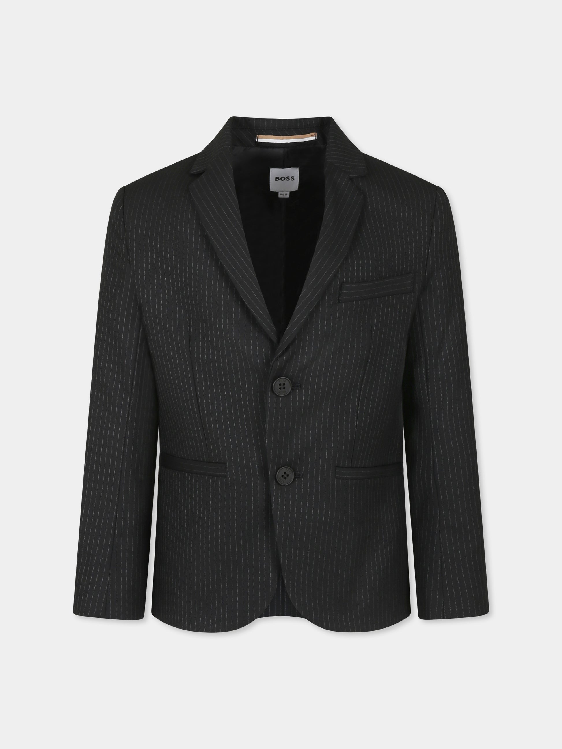 Giacca nera per bambino,Boss,J52067 09B