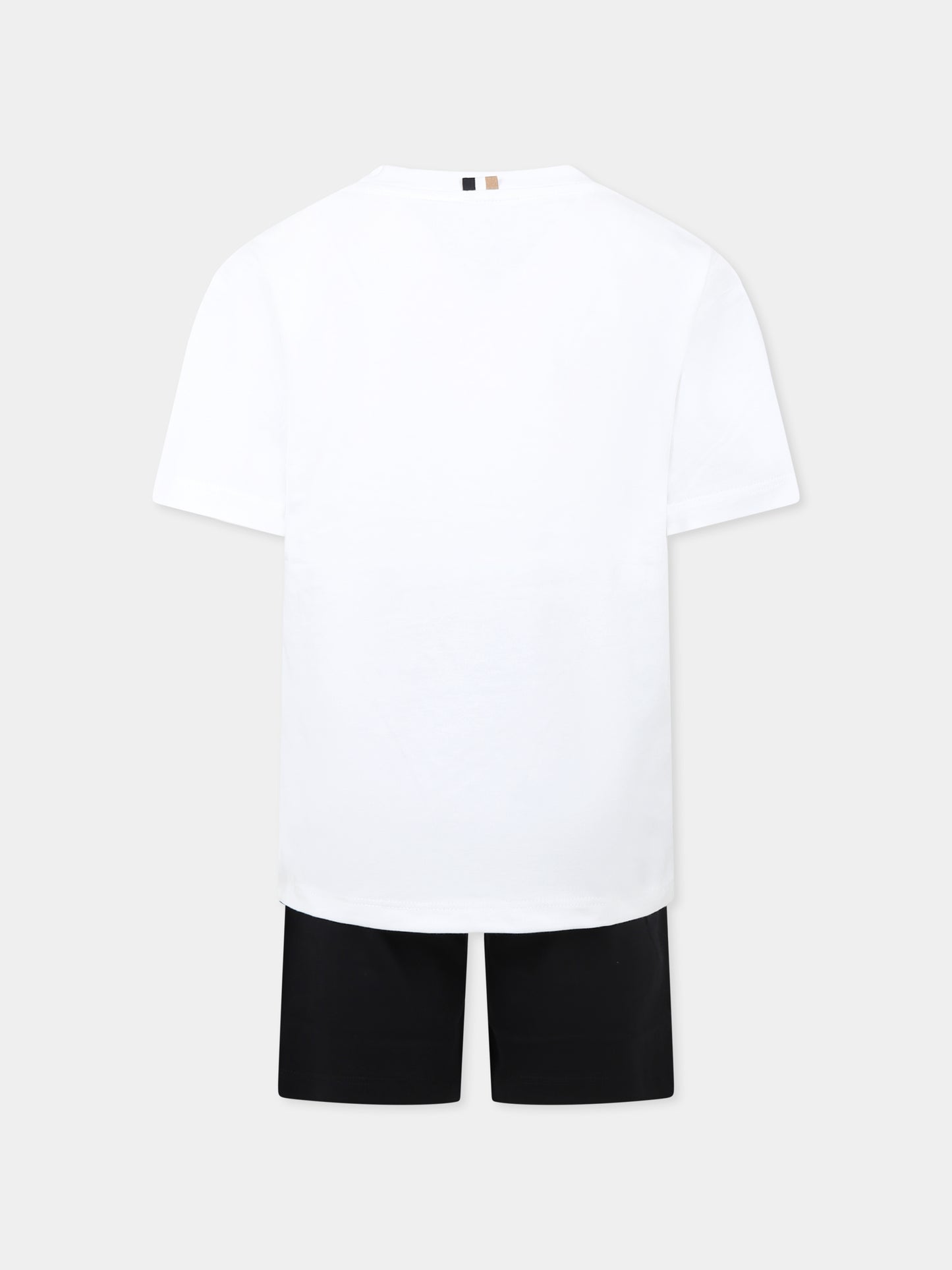 Pigiama multicolor per bambino con logo,Boss,J52058 10P