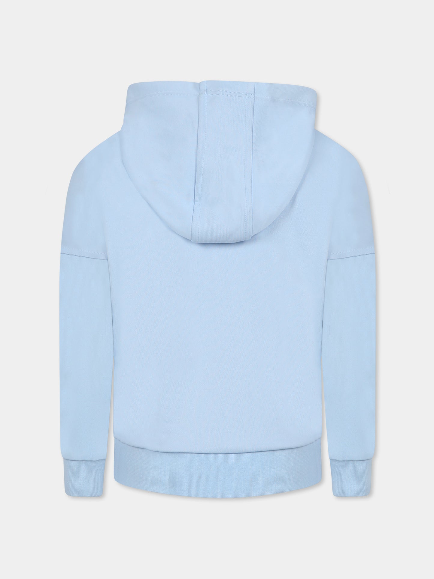 Sweat bleu clair pour garçon avec logo