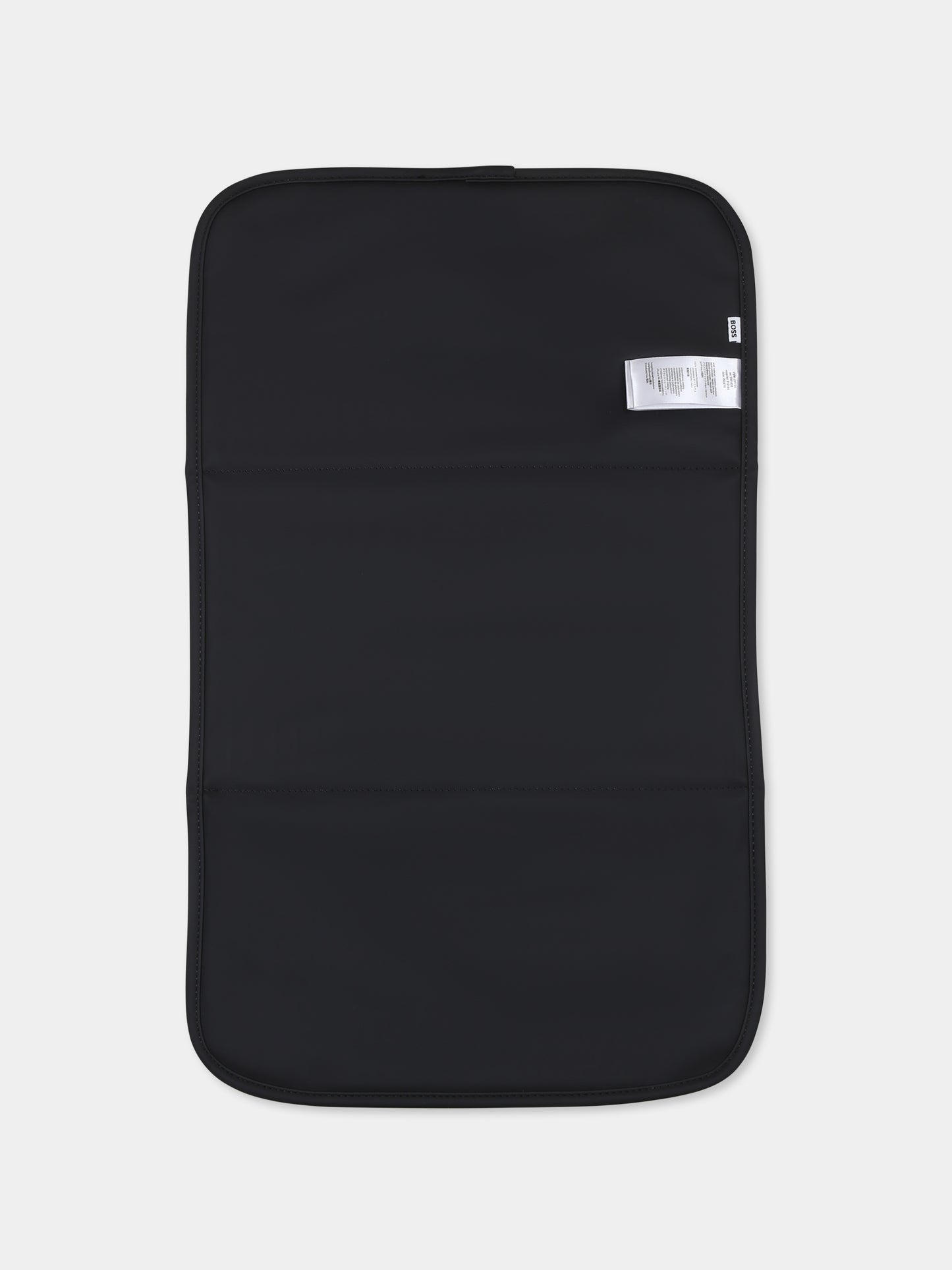 Borsa mamma nera per neonato con logo,Boss,J51735 09B