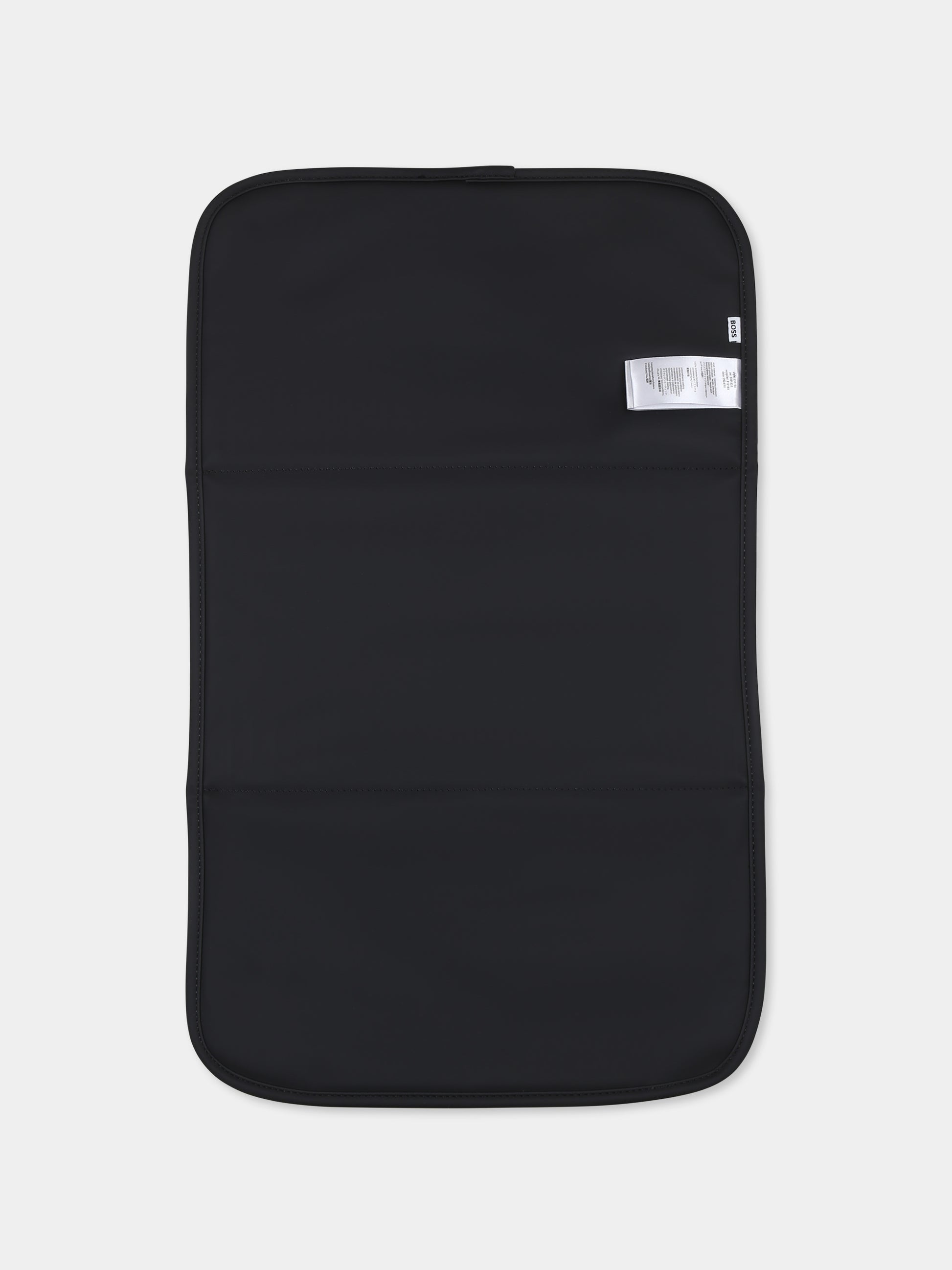 Borsa mamma nera per neonato con logo,Boss,J51735 09B