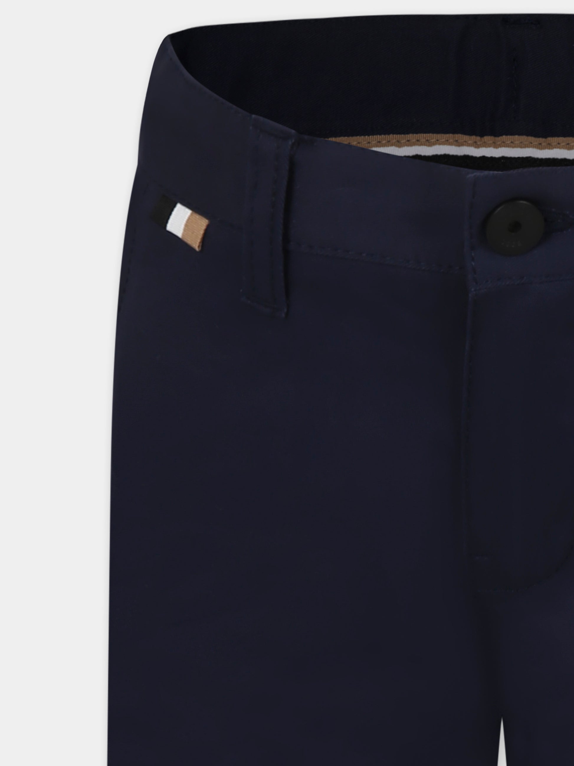 Shorts blu per bambino,Boss,J51990 849