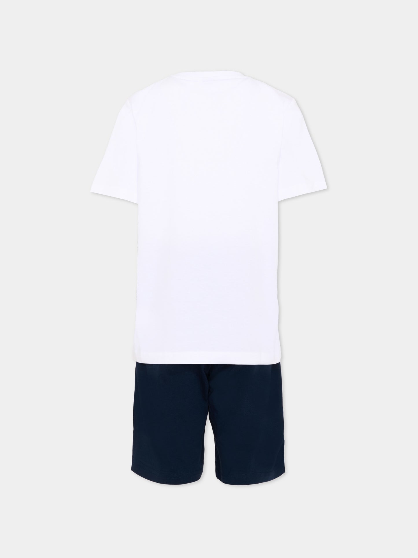 Completo sportivo multicolor per bambino logo,Boss,J52061 10P