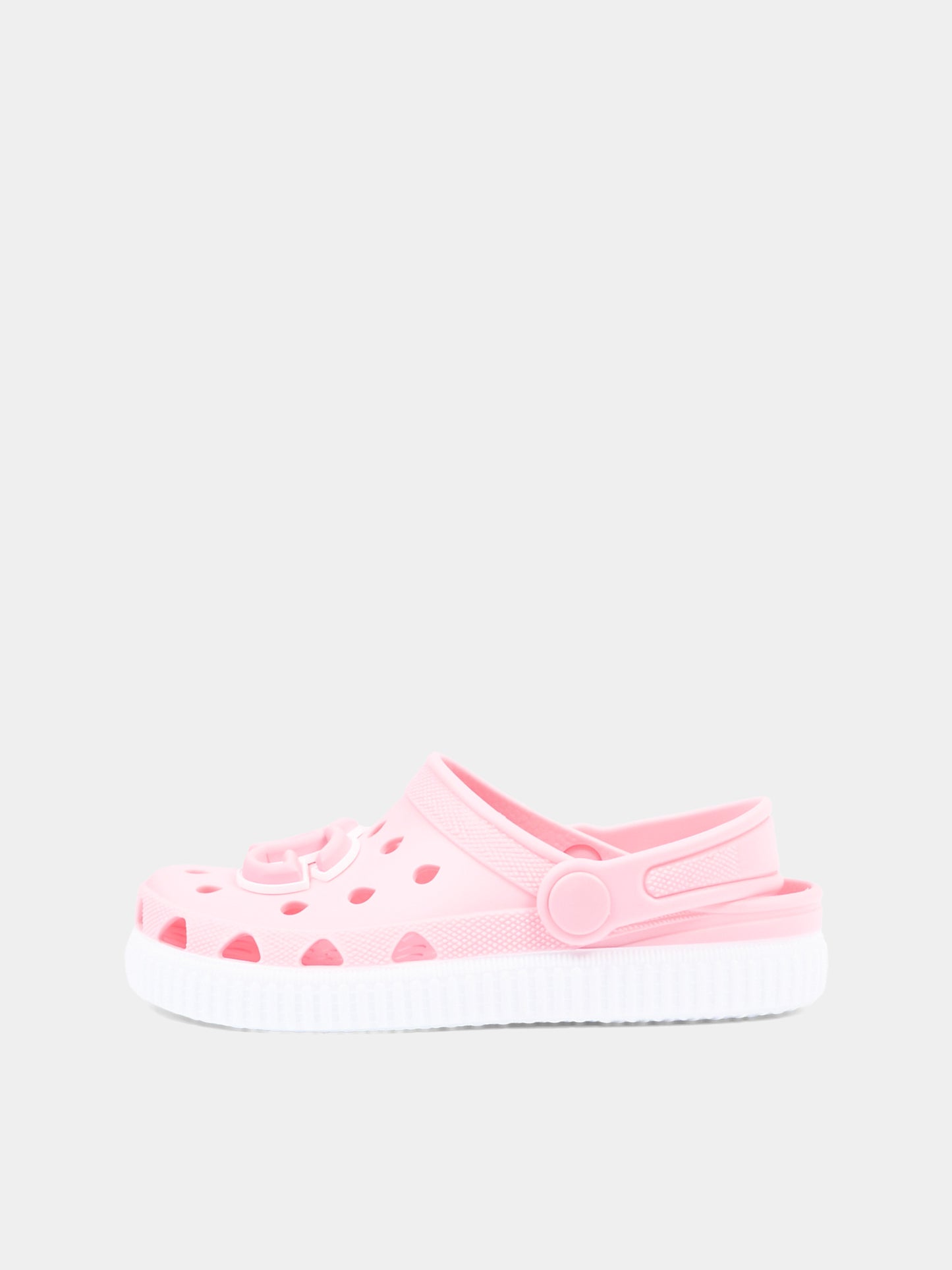 Sabot rosa per bambina con logo,Dolce & Gabbana Kids,DN0213 AT079 80400