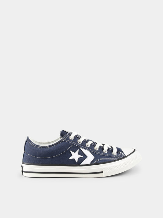 Sneakers Star Player 76 blu per bambini,Converse,A06891C FOUNDATIONAL BLUE