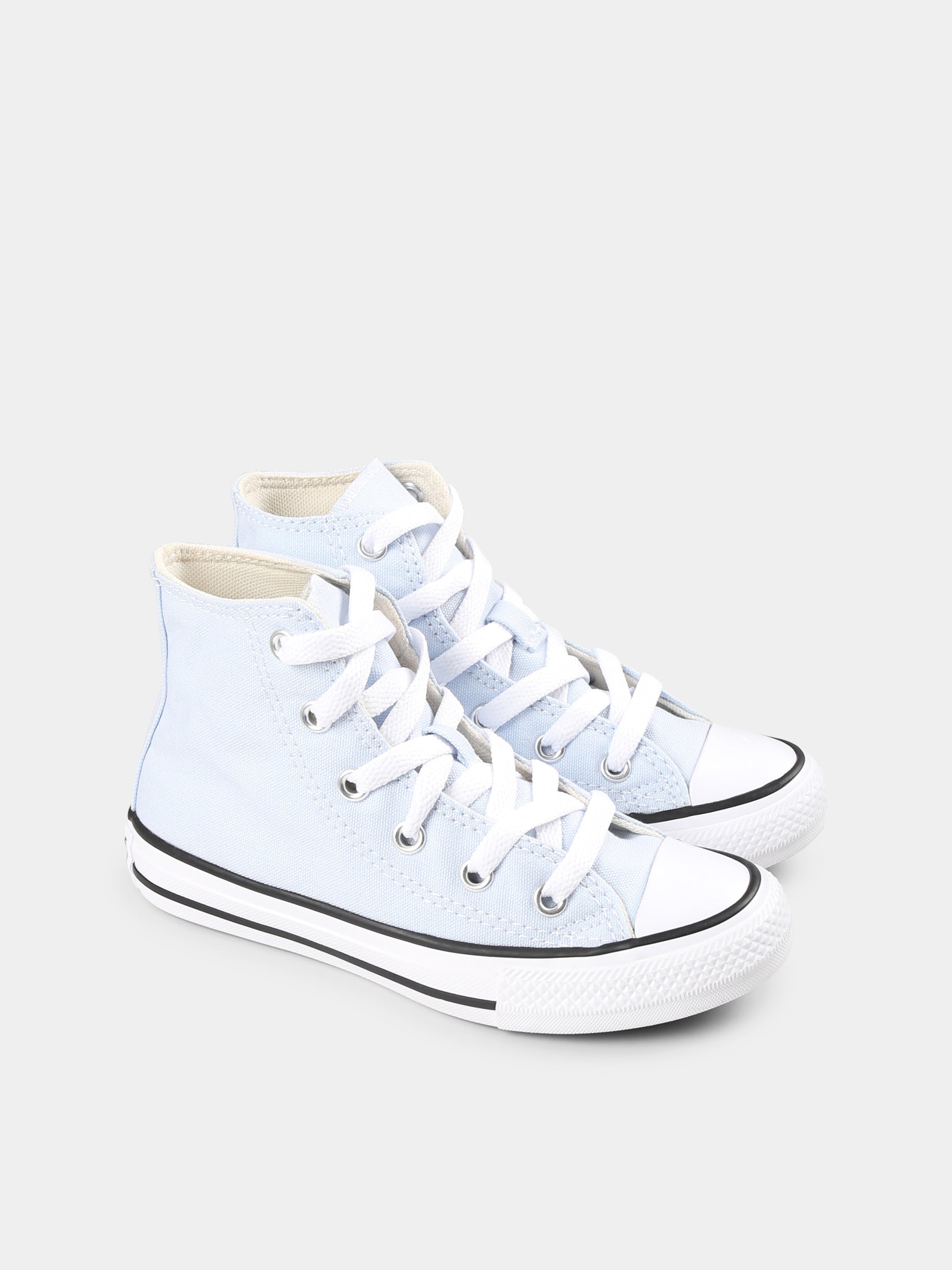 Sneakers Chuck Taylor All Star celesti per bambini,Converse,A12637C BLUE SUPERMOON