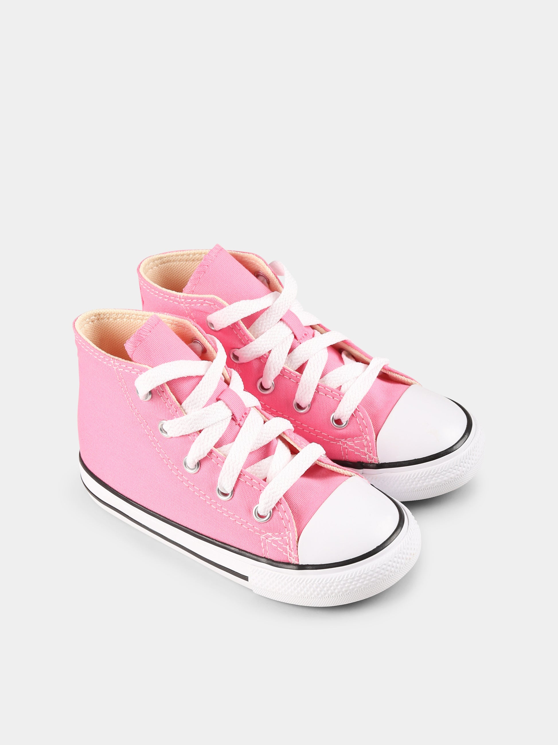 Sneakers Chuck Taylor All Star rosa per neonata e bambina,Converse,7J234C ROSA