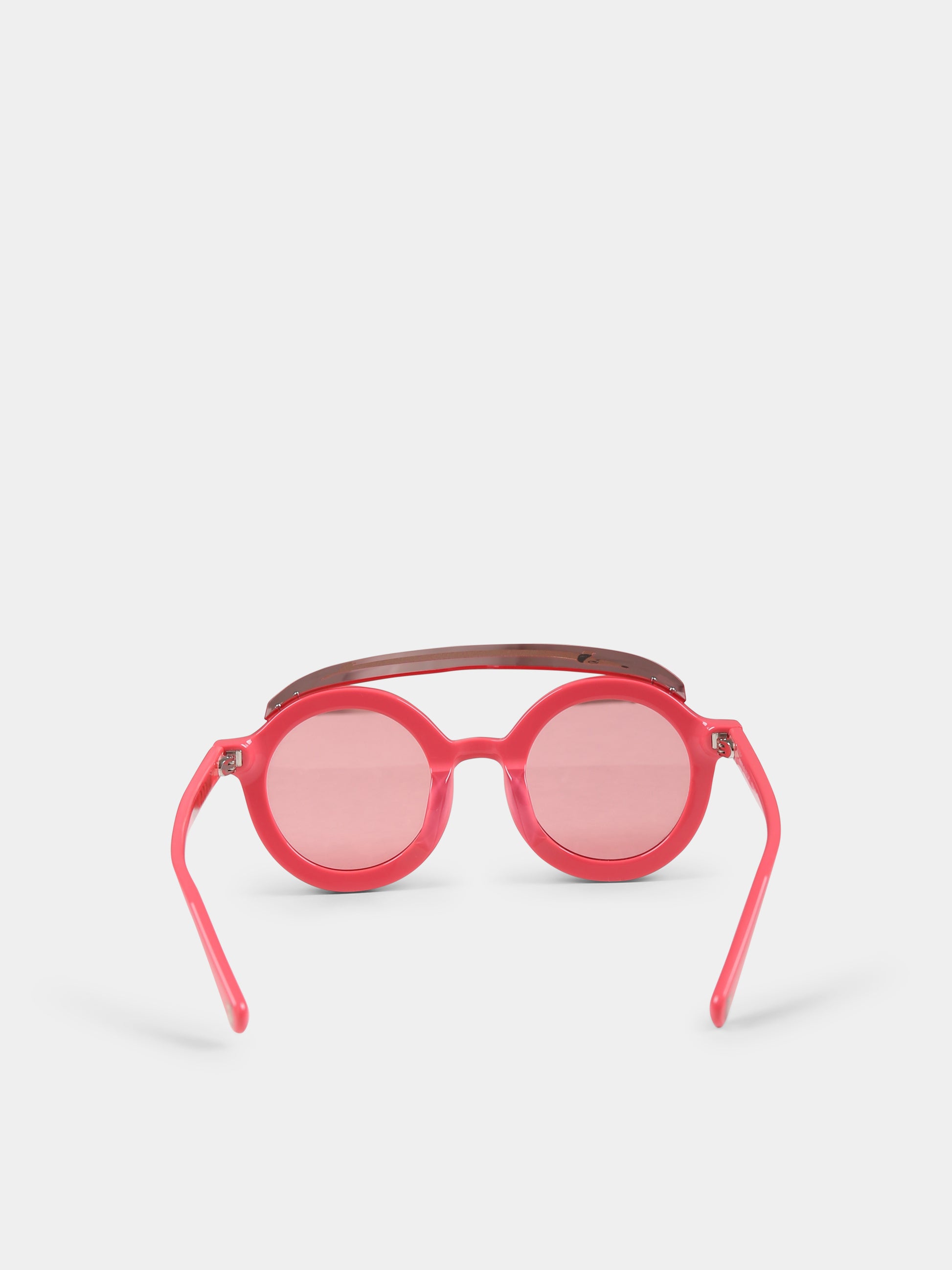 Occhiali da sole rosa per bambina con bassotto,Mini Rodini,2466011628