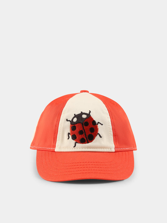Cappello multicolor per bambina con coccinella,Mini Rodini,2526510142