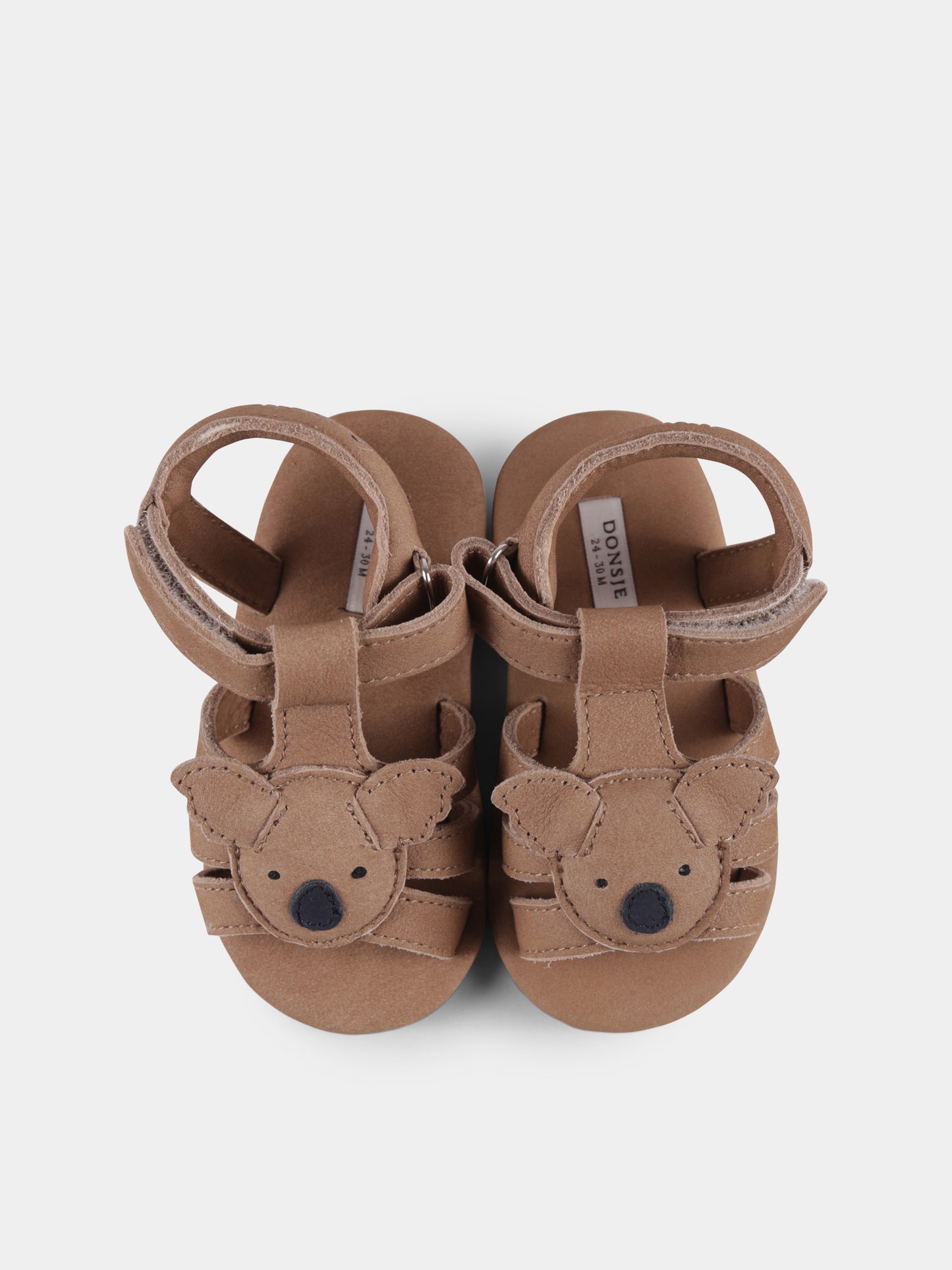 Sandali marroni per neonato con koala,Donsje,1039601 NL127