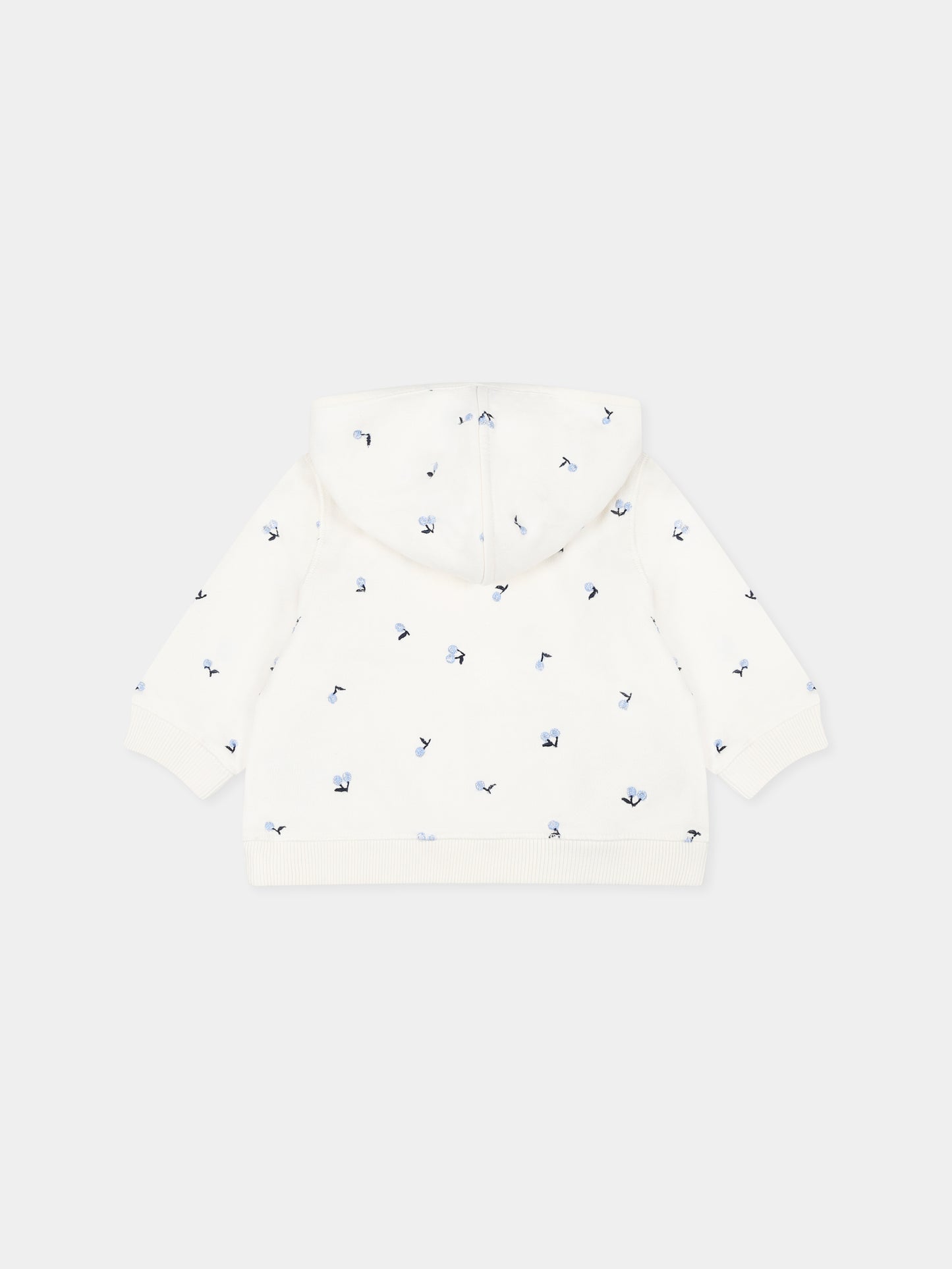 Felpa avorio per neonata con ciliegie,Bonpoint,S05XSWK00002 672