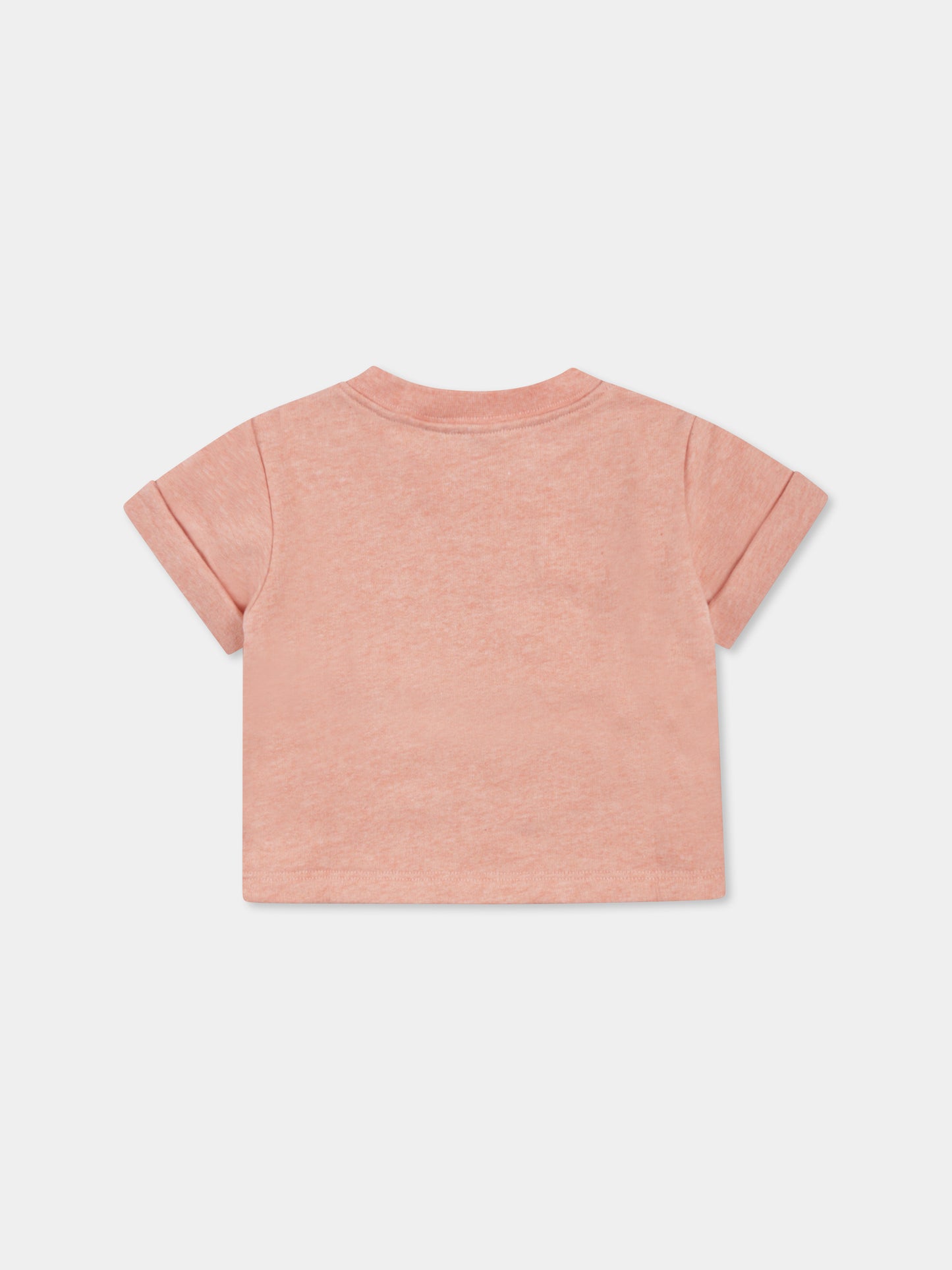 T-shirt rosa per neonata con ciliegie,Bonpoint,S05XSWK00001 137