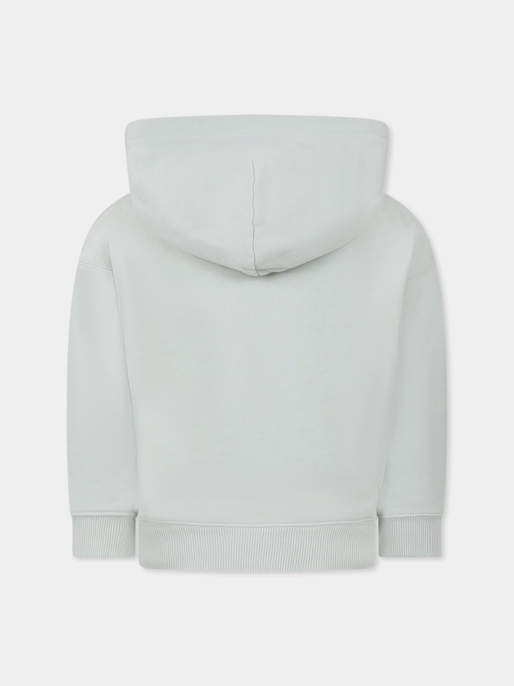 Felpa verde per bambino con logo e stemma,Bonpoint,S05BSWK00004 141C