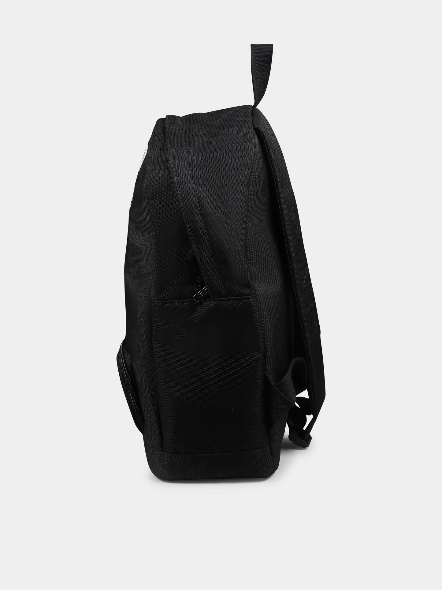 Sac à dos noir pour enfants avec Lucky Tiger