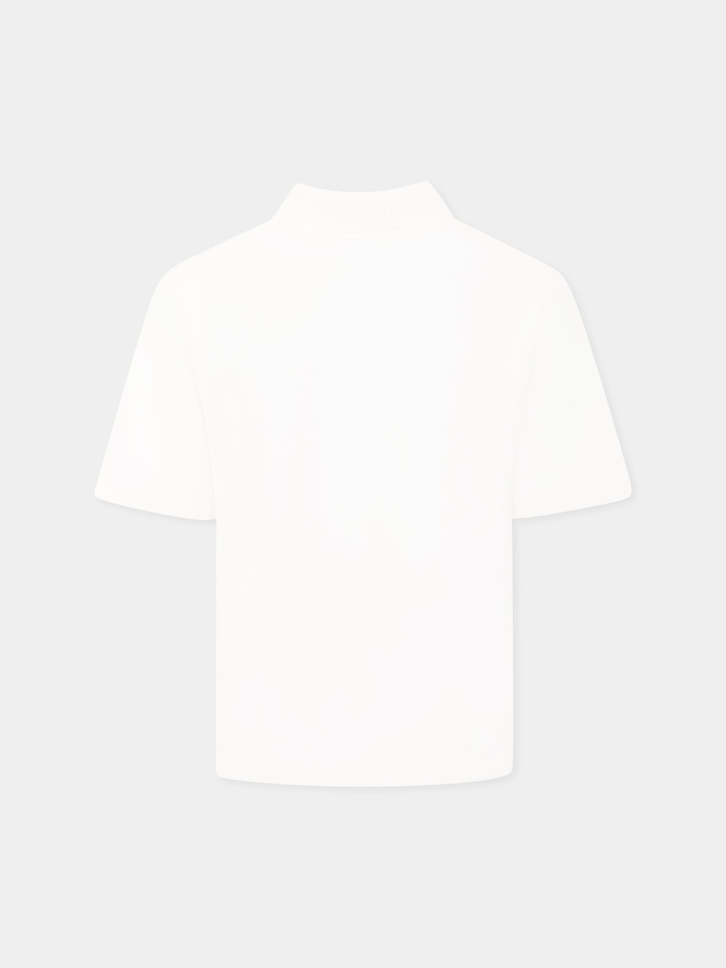 Polo avorio per bambino con logo,Kenzo Kids,K61105 117