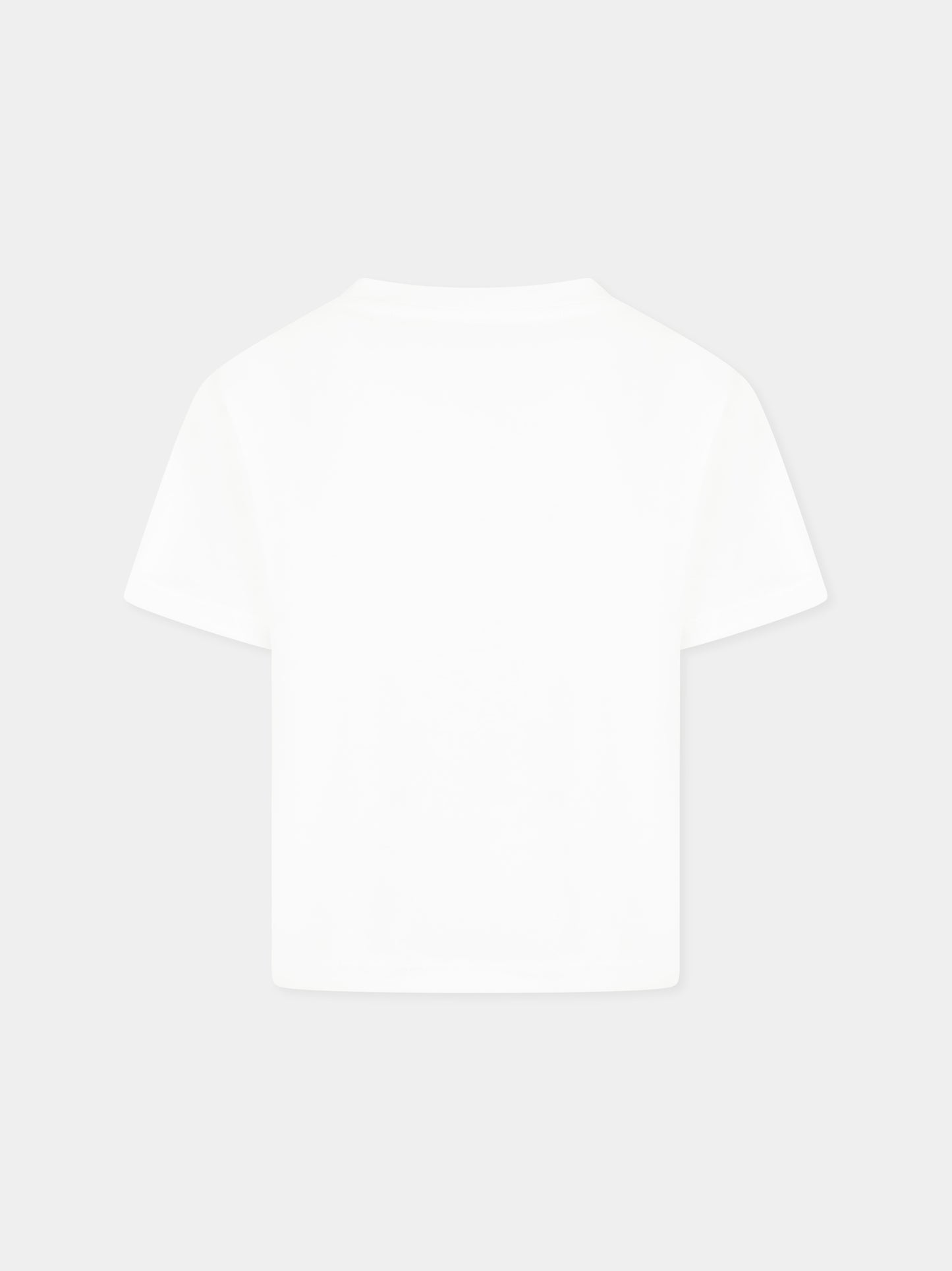 T-shirt blanc pour enfants avec logo