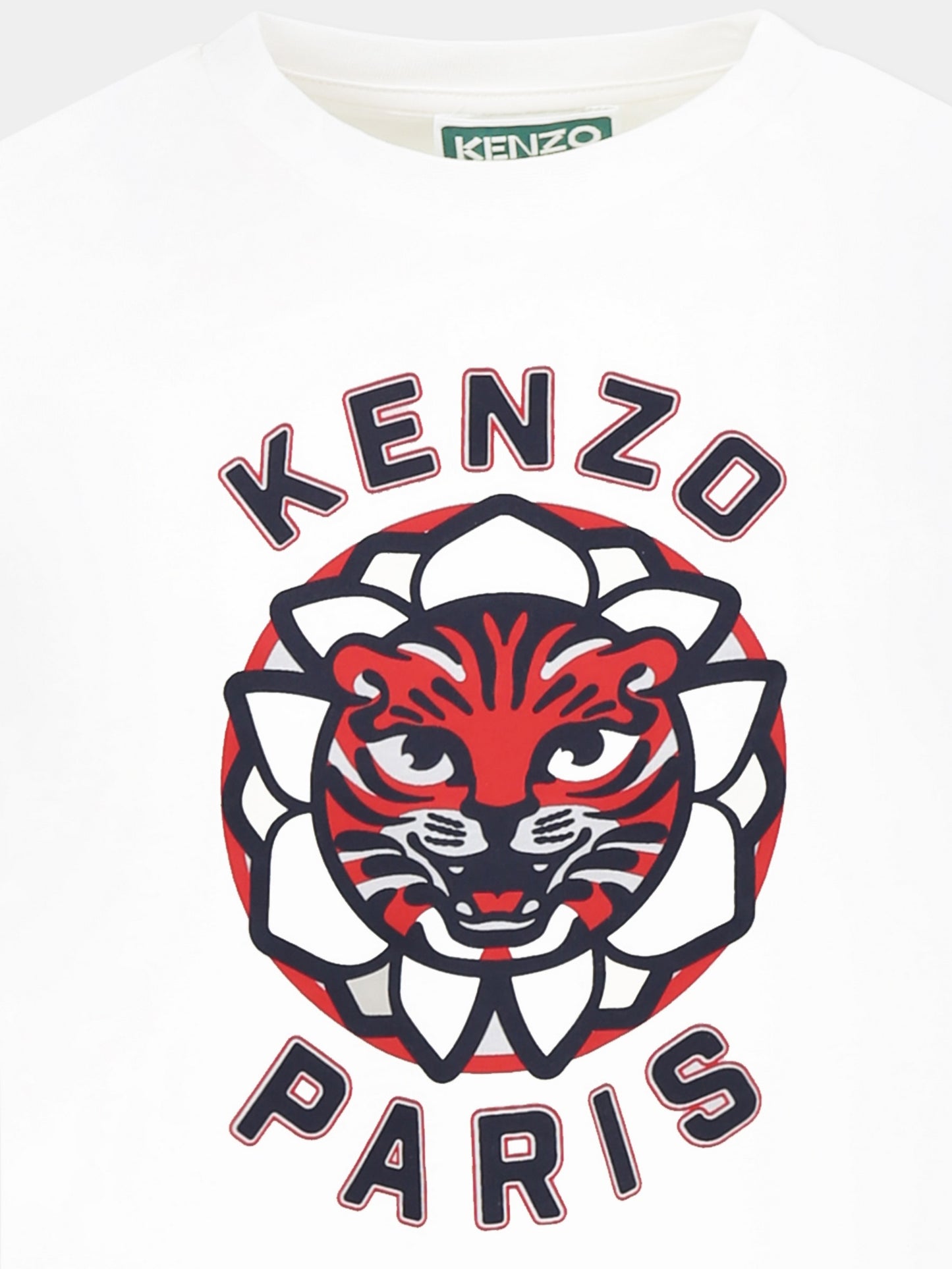 T-shirt blanc pour enfants avec logo