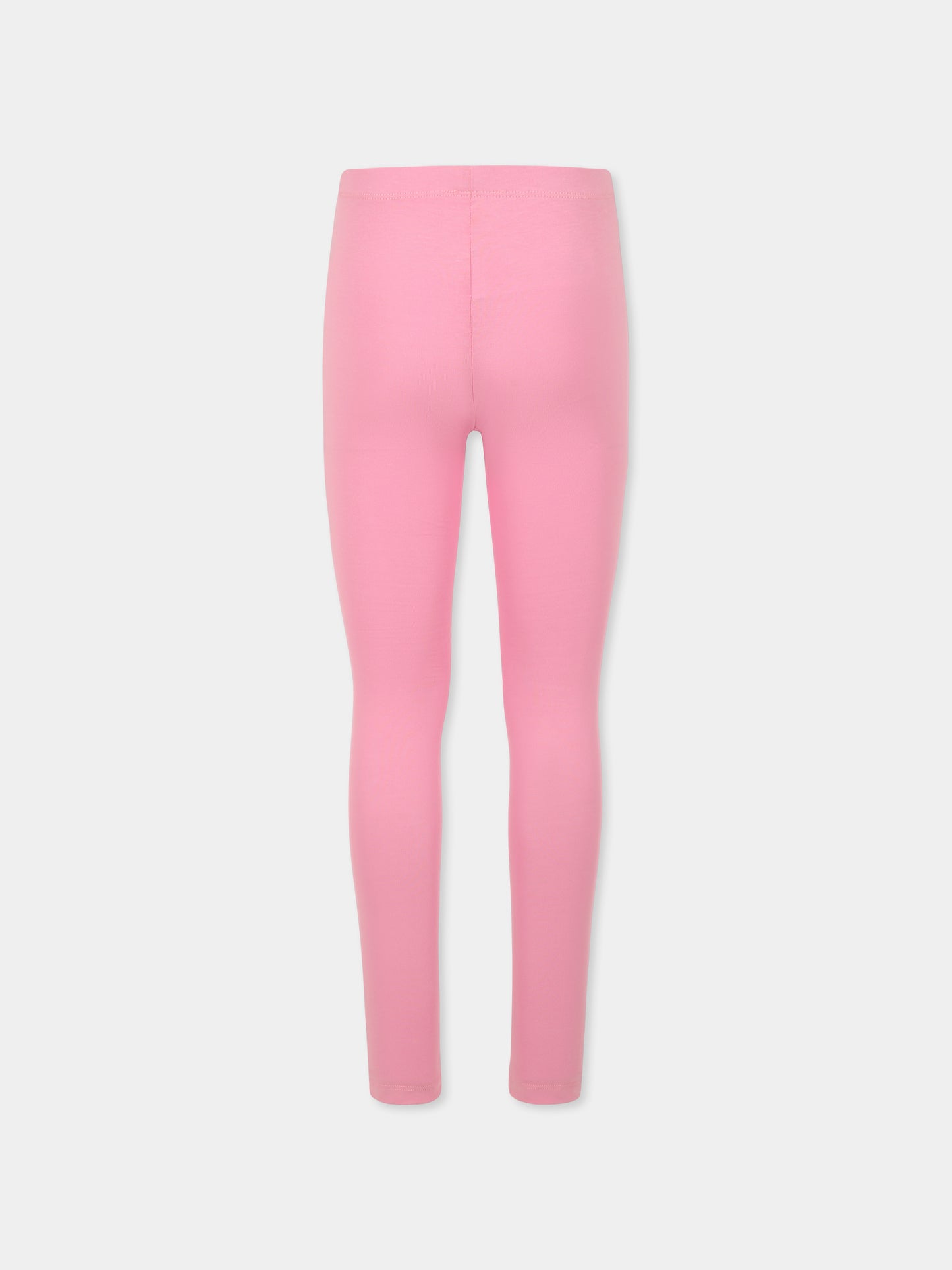 Leggings rosa per bambina con logo,Kenzo Kids,K61003 465