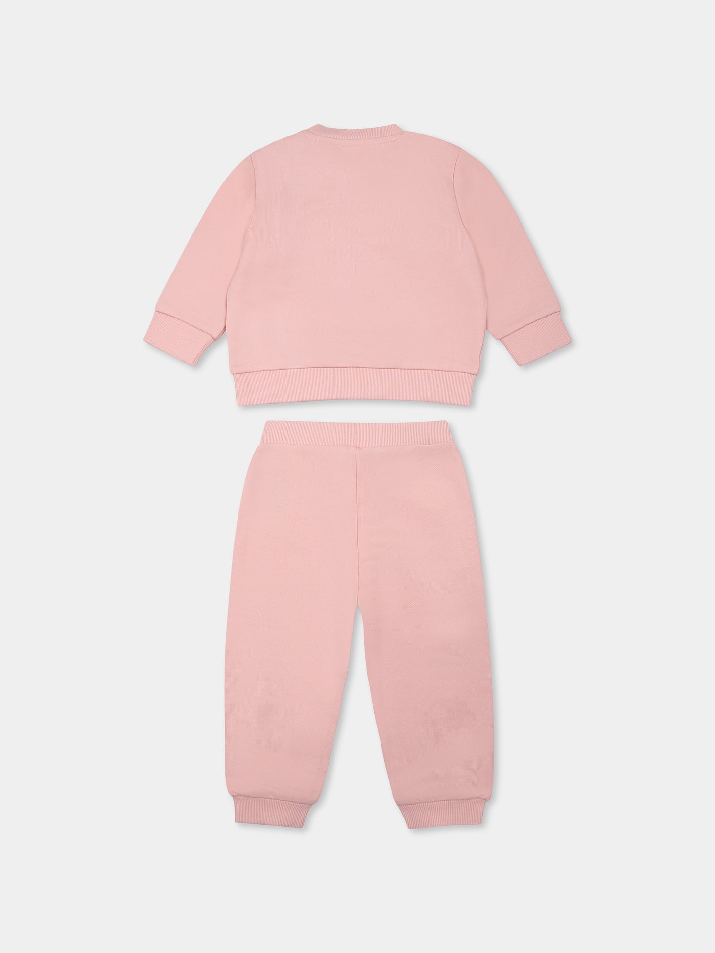 Ensemble rose pour bébé fille avec Lucky Tiger