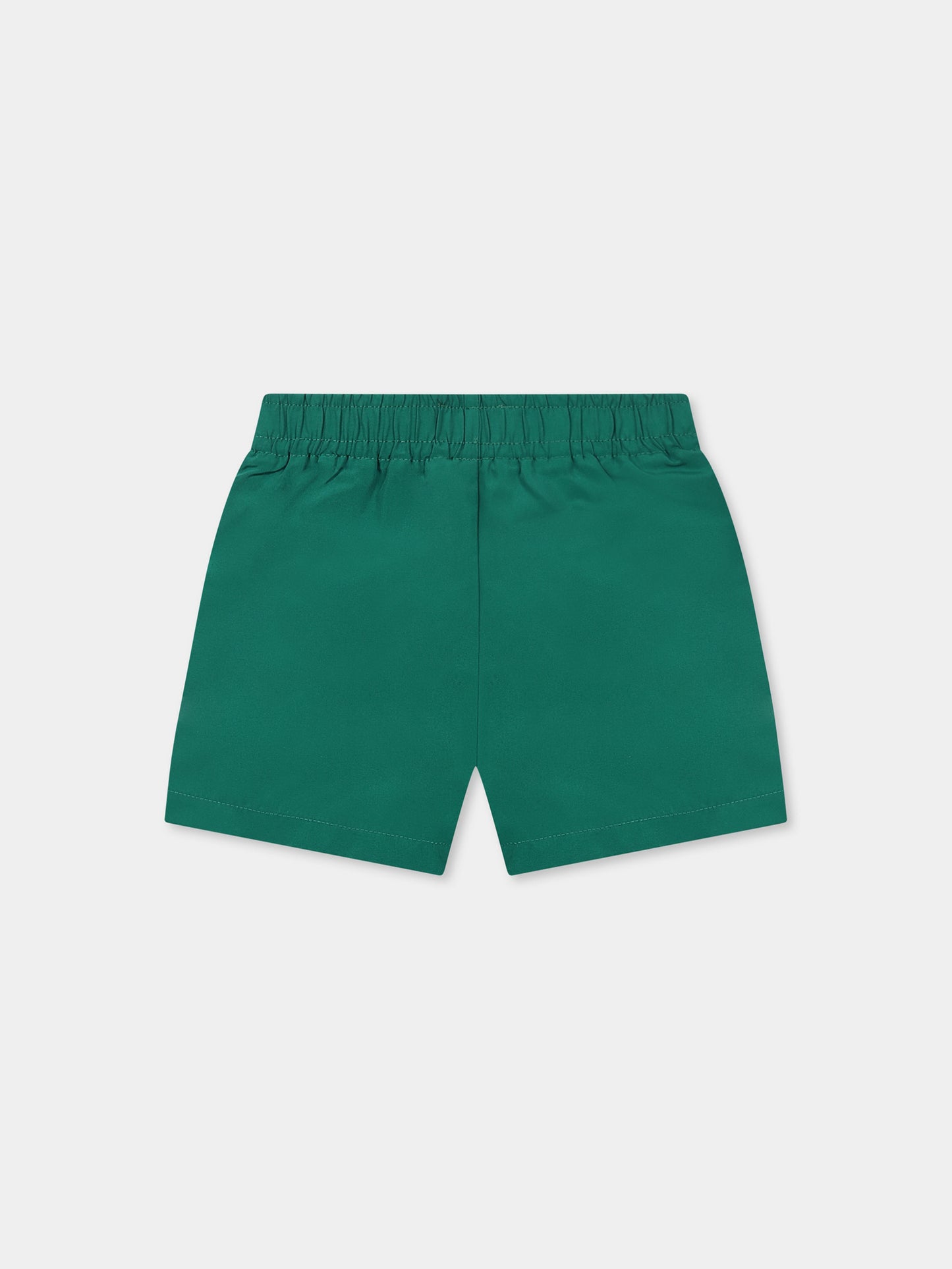 Short de bain vert pour bébé garçon avec logo
