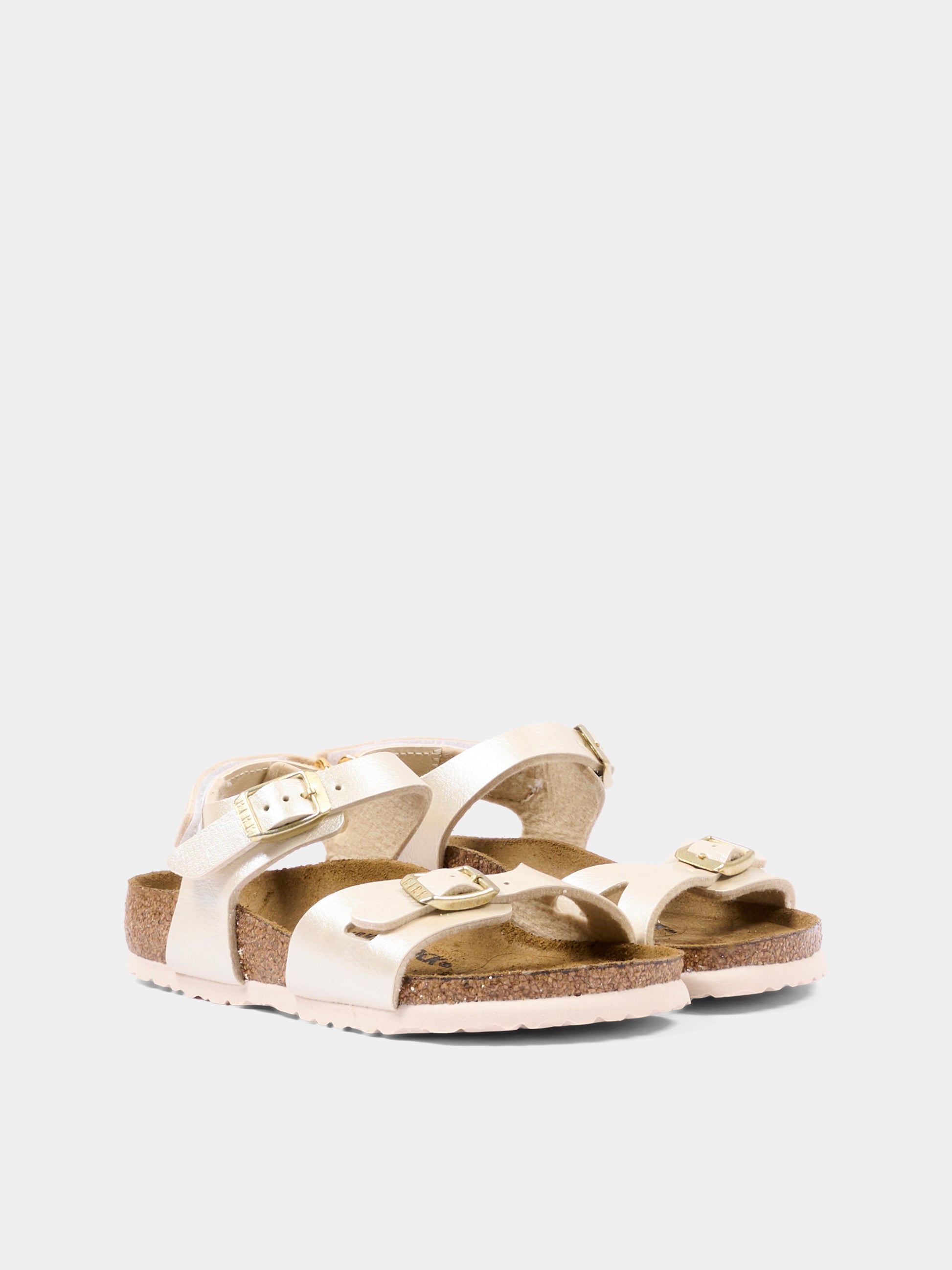 Sandali bianchi Milano per bambina,Birkenstock,1029570 RIO